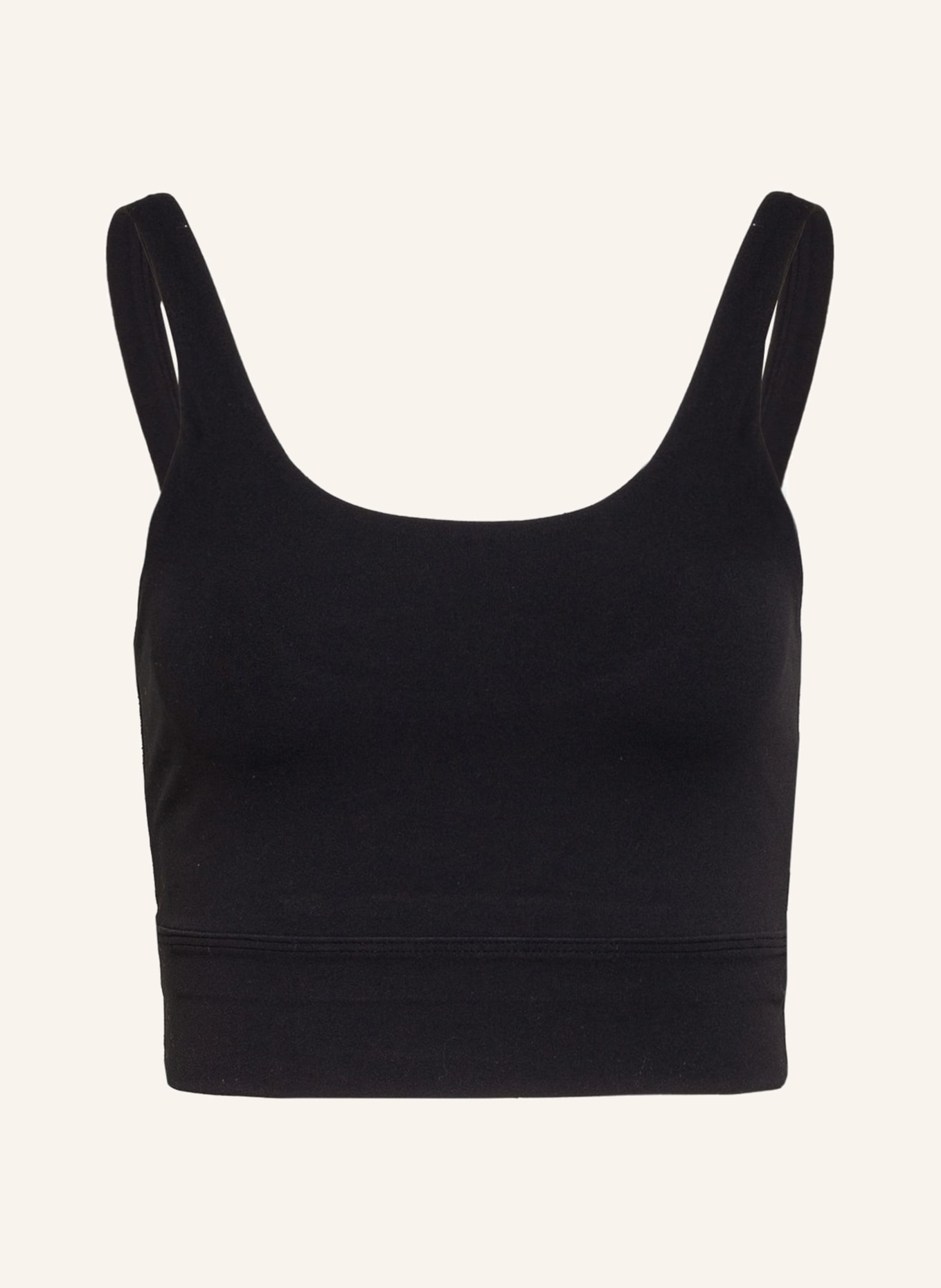 Nike Cropped top YOGA LUXE, Color: BLACK (Image 1)