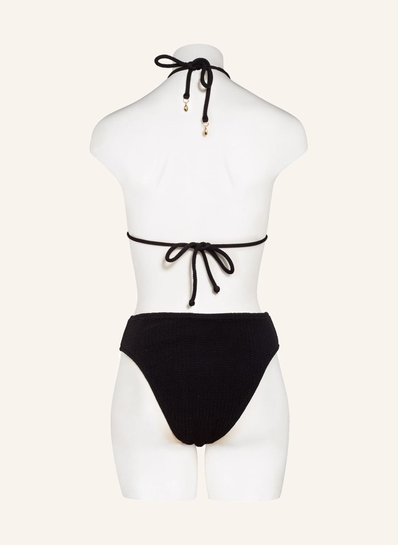 SEAFOLLY High waist bikini bottoms SEA DIVE, Color: BLACK (Image 3)