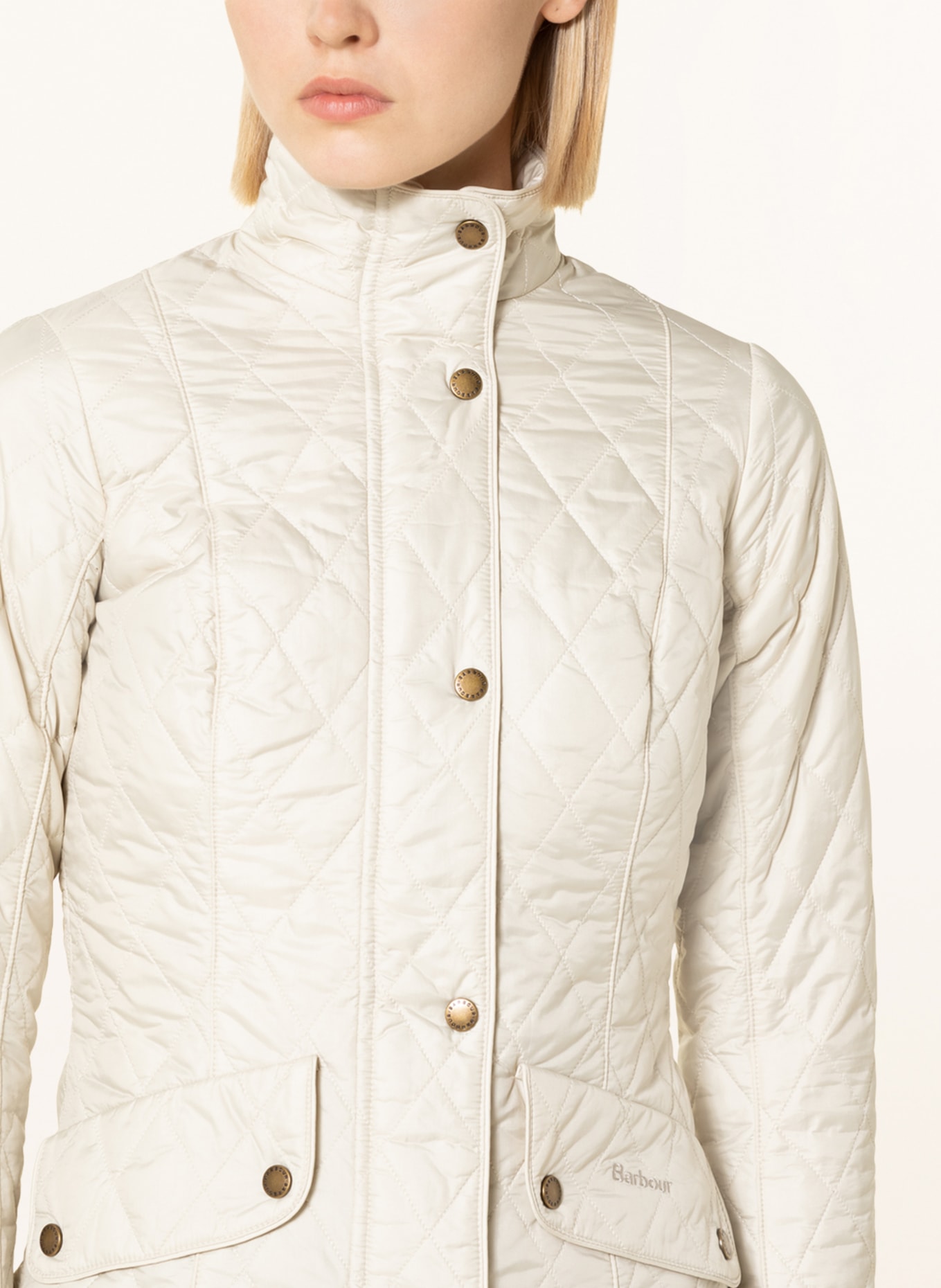 Barbour Quilted jacket CAVALRY, Color: CREAM (Image 4)