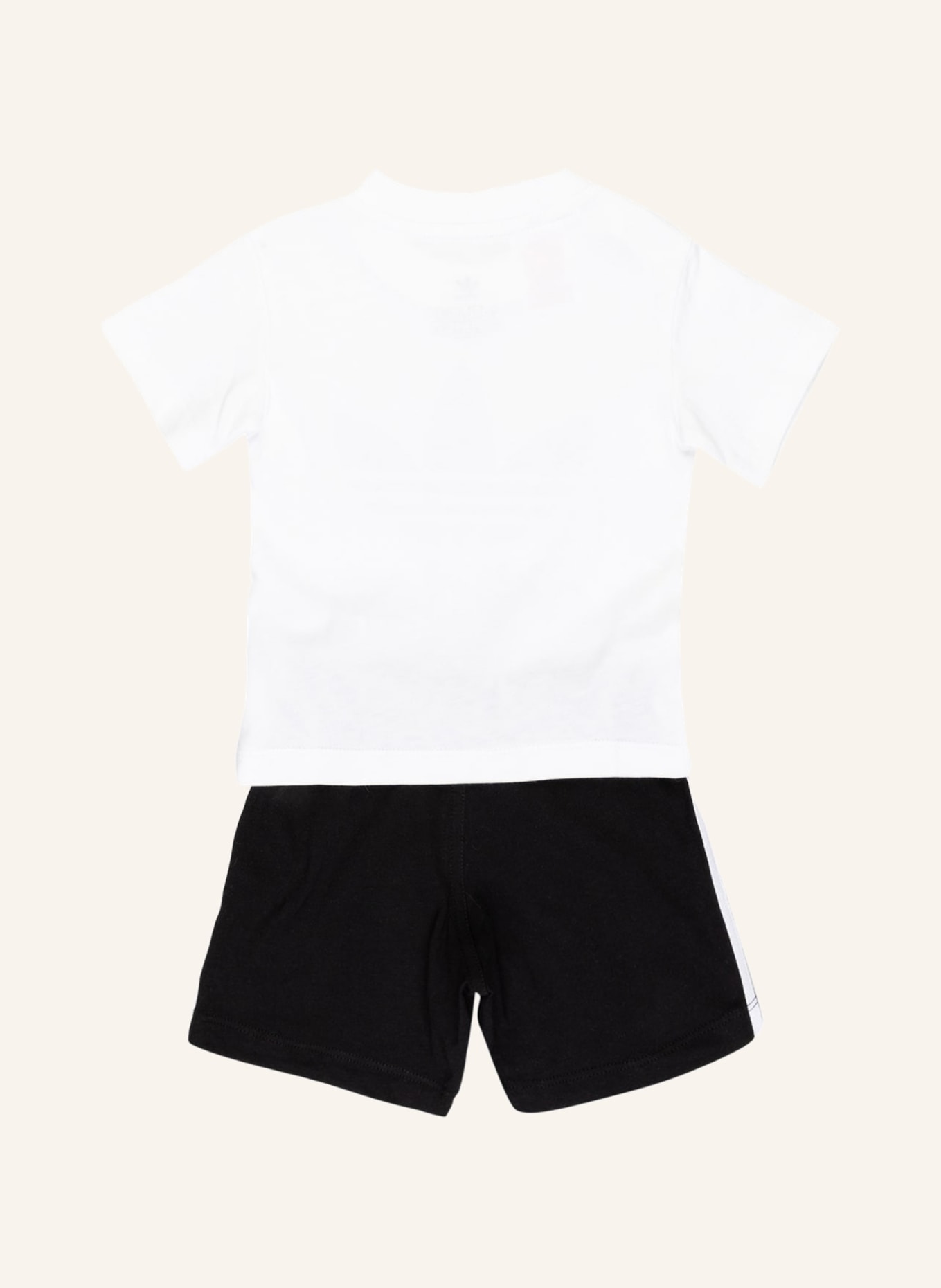 adidas Originals Set: T-Shirt und Shorts TREFOIL, Farbe: SCHWARZ/ WEISS (Bild 2)