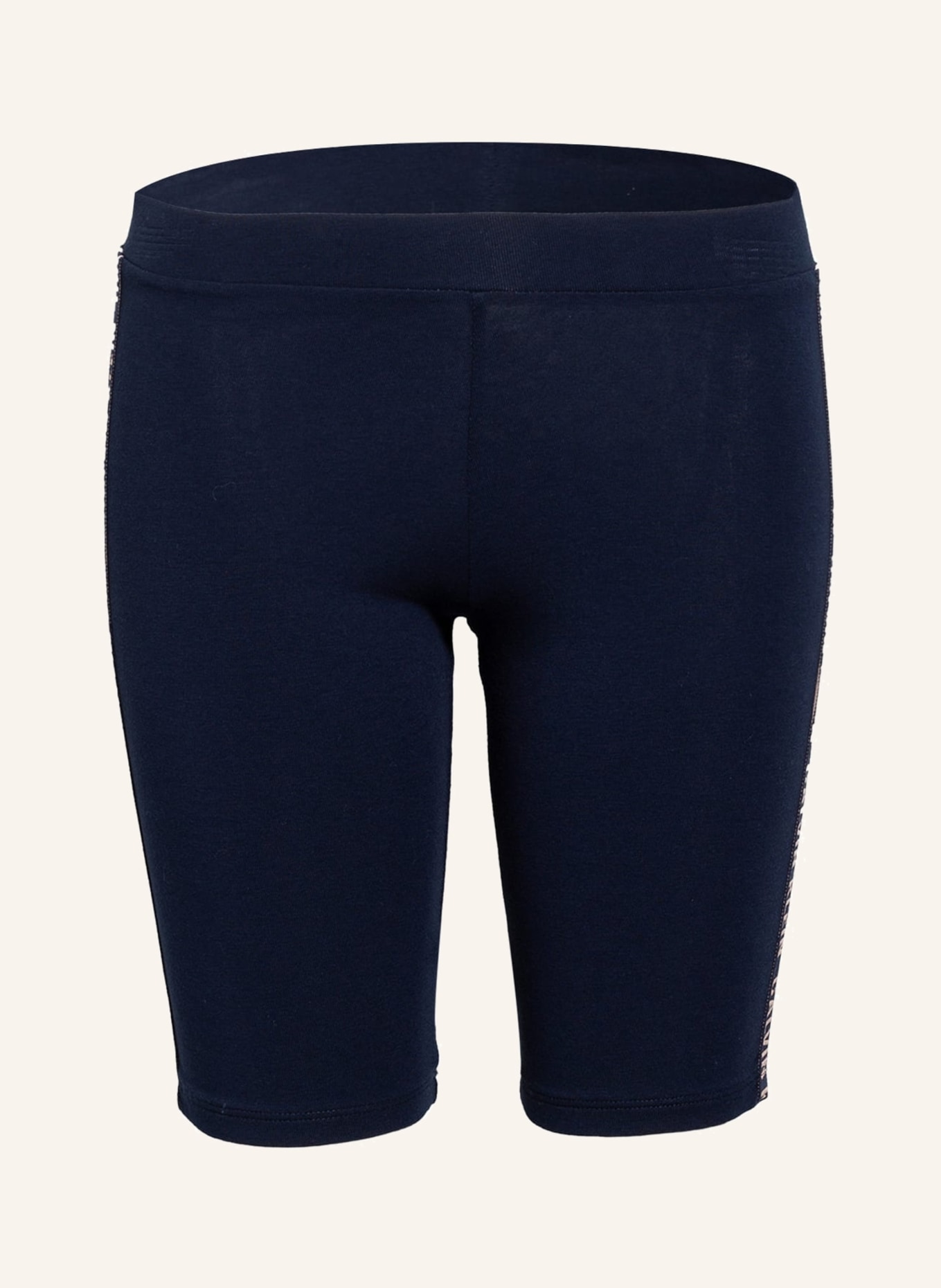 Calvin Klein Radlerhose mit Galonstreifen in dunkelblau | Shorts