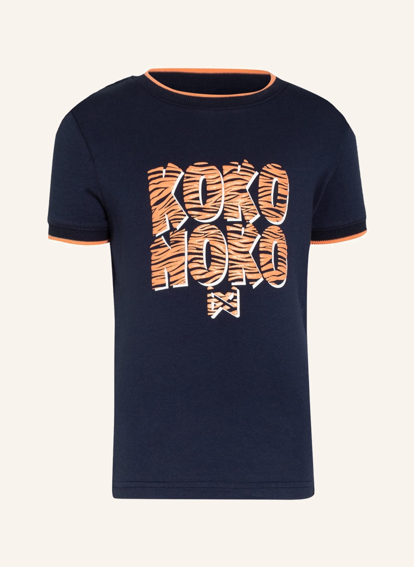 Koko Noko T-shirt, Kolor: GRANATOWY/ ŁOSOSIOWY (Obrazek 1)