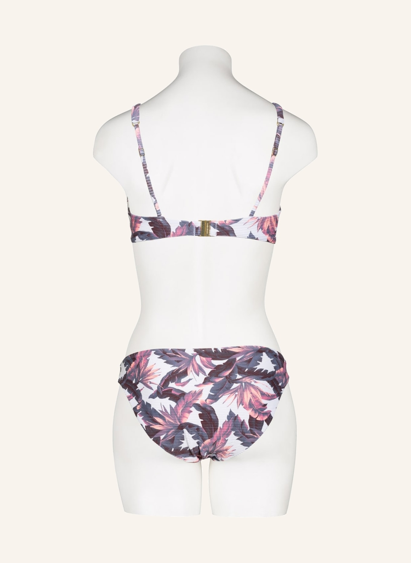 TOMMY HILFIGER Underwired bikini top , Color: WHITE/ SALMON/ GRAY (Image 3)