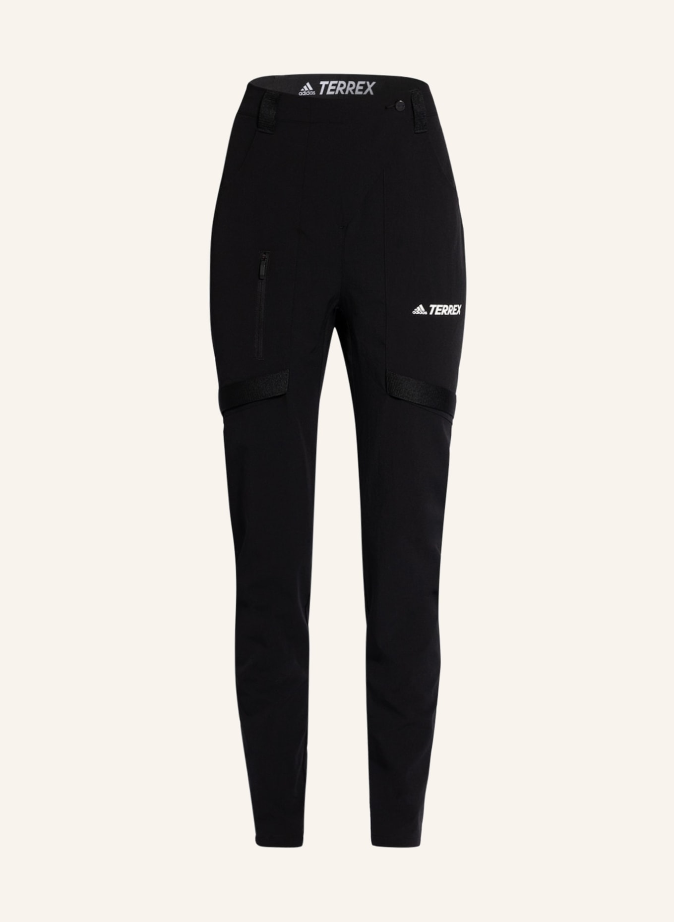 adidas Outdoor pants TERREX ZUPAHIKE, Color: BLACK/ WHITE (Image 1)