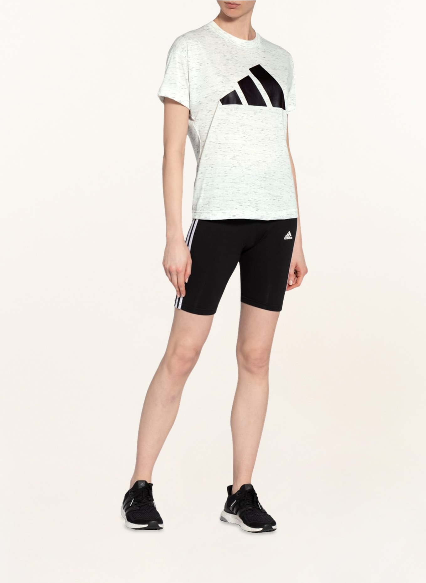 adidas T-shirt SPORTSWEAR WINNERS 2.0: WHITE / GRAY / BLACK