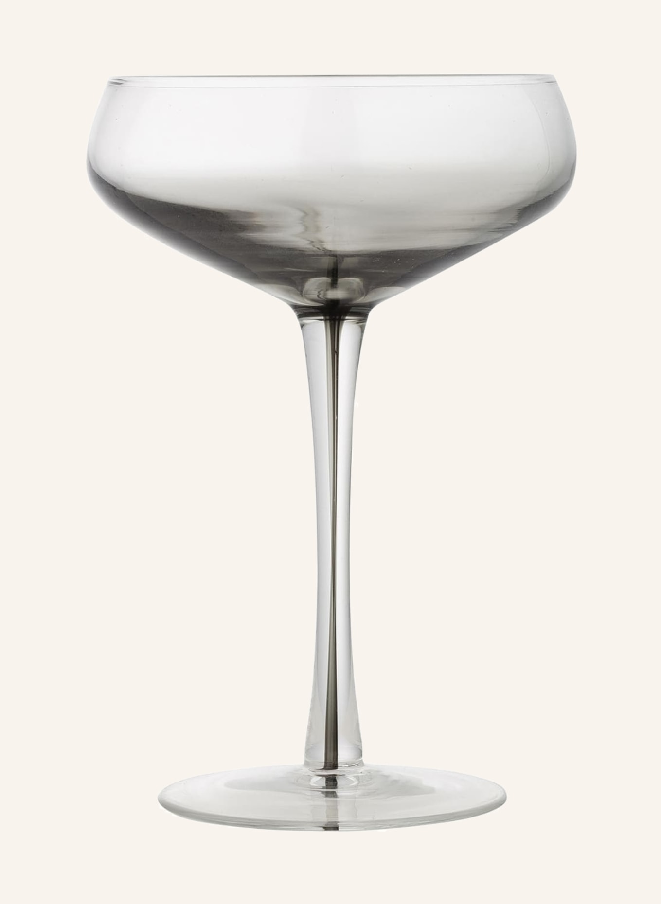 BROSTE COPENHAGEN Set of 4 cocktail glasses SMOKE, Color: GRAY/ WHITE (Image 2)
