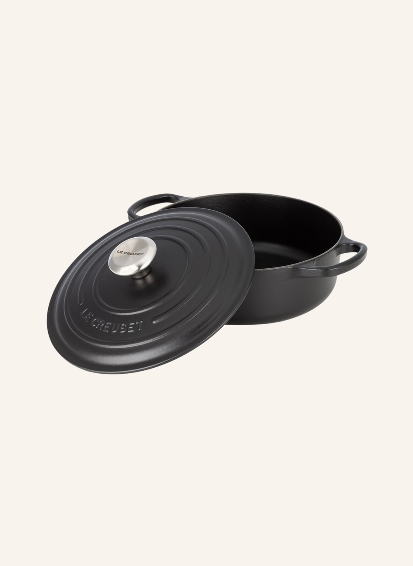 LE CREUSET Bräter SIGNATURE, Farbe: BLACK BLACK (Bild 2)