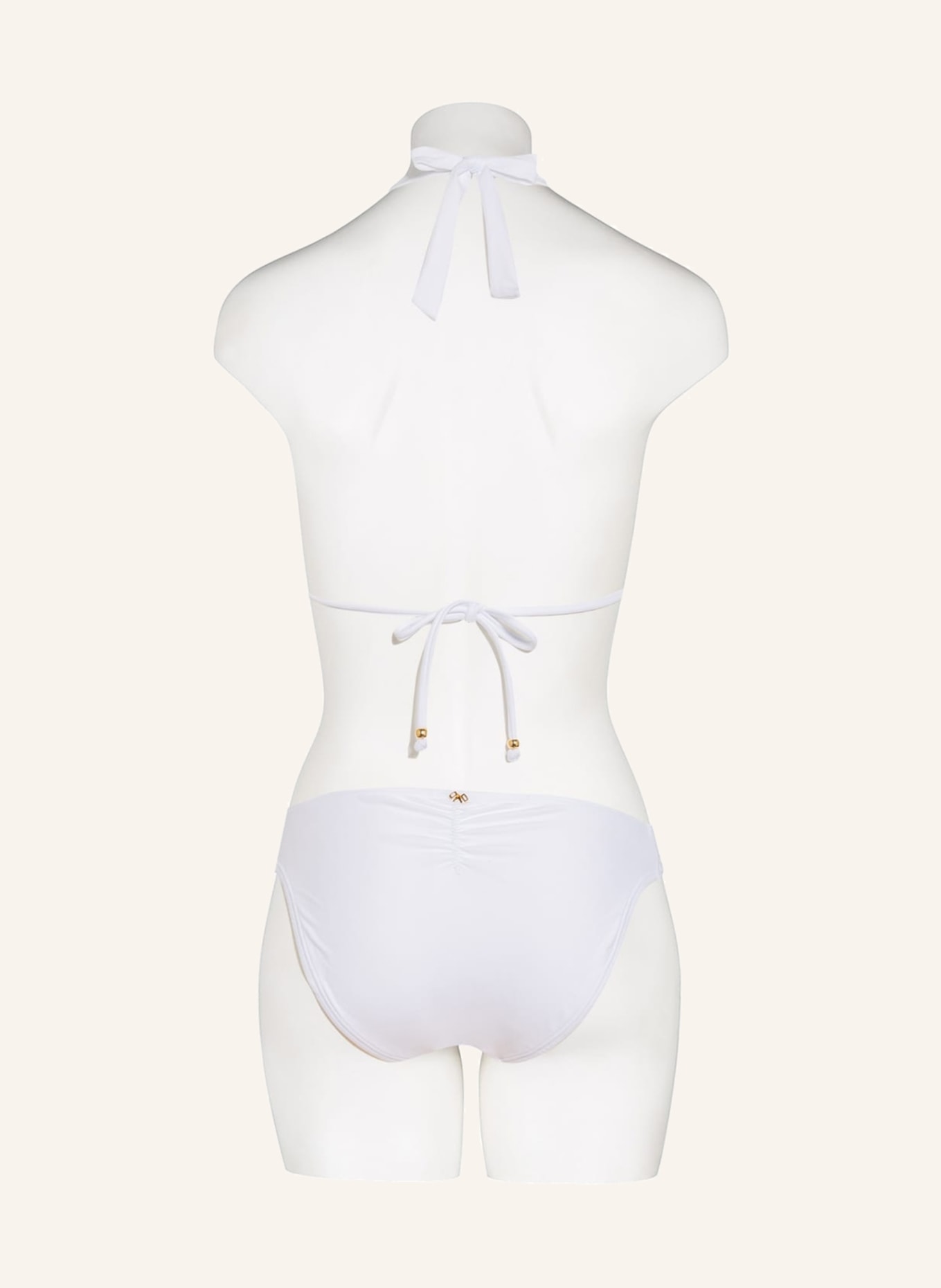 PILYQ Basic bikini bottoms WATERLILY, Color: WHITE (Image 3)