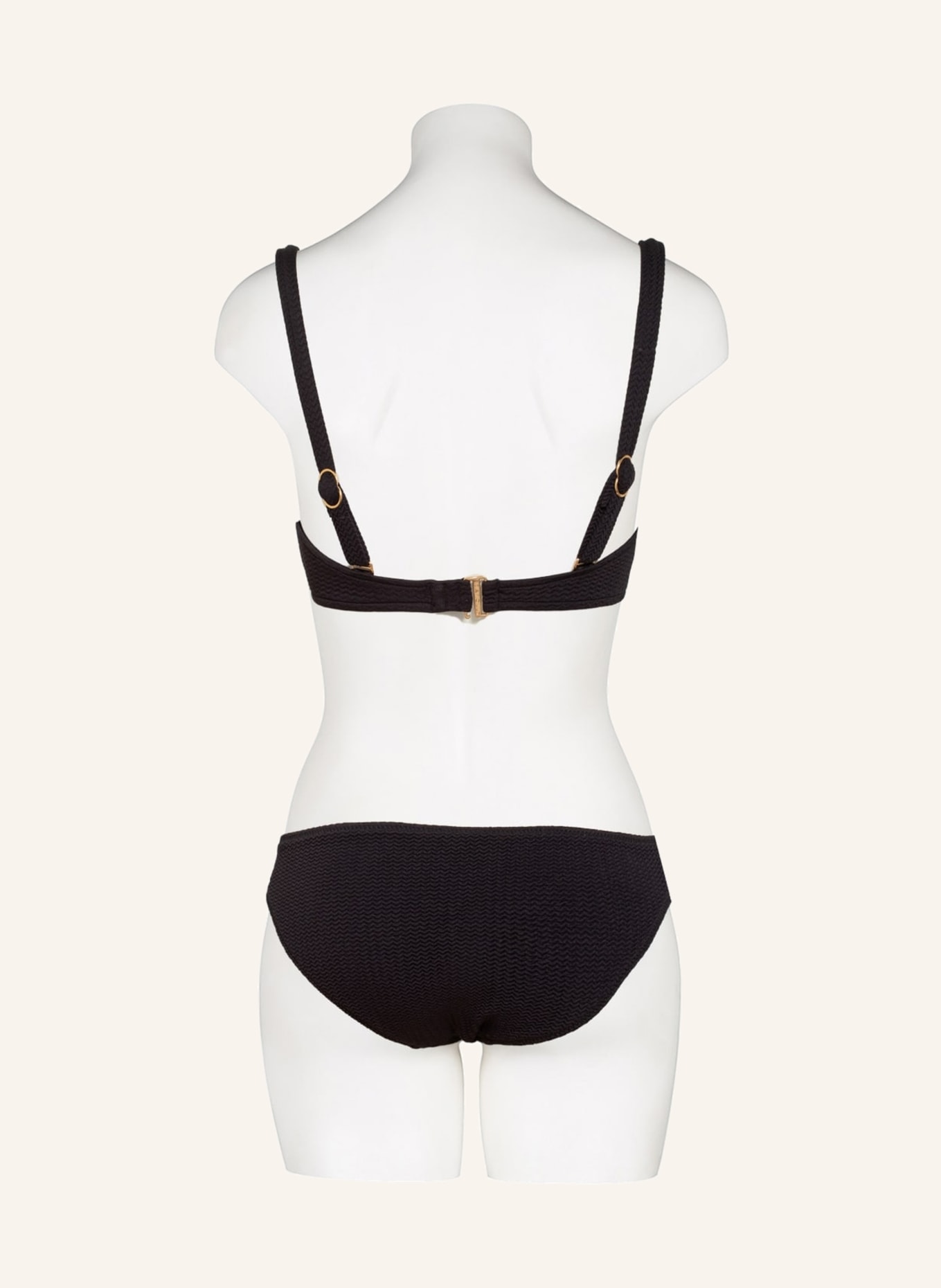SEAFOLLY Bandeau bikini top SEA DIVE , Color: BLACK (Image 3)