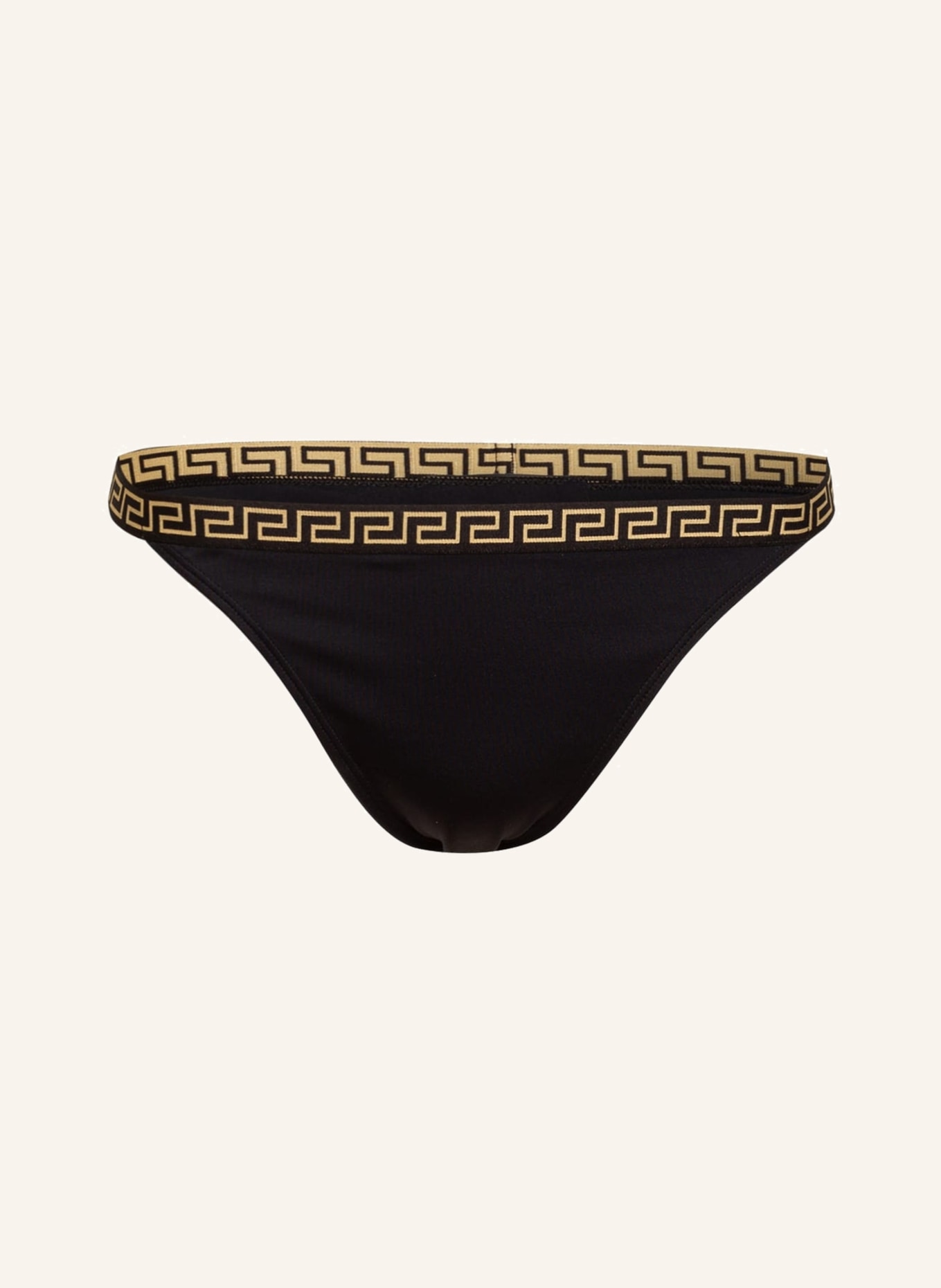 VERSACE Basic-Bikini-Hose, Farbe: SCHWARZ/ GOLD (Bild 1)