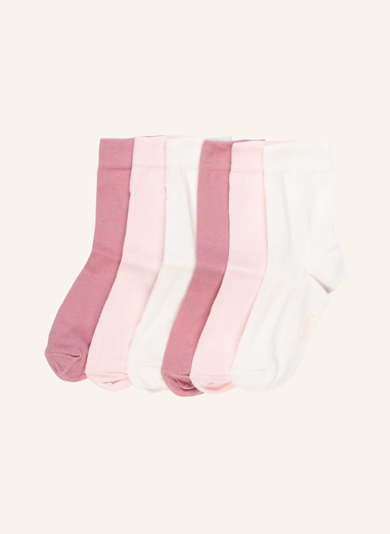 ewers COLLECTION 6er-Pack Socken, Farbe: 40 40 latte - rosé - wildrose (Bild 1)