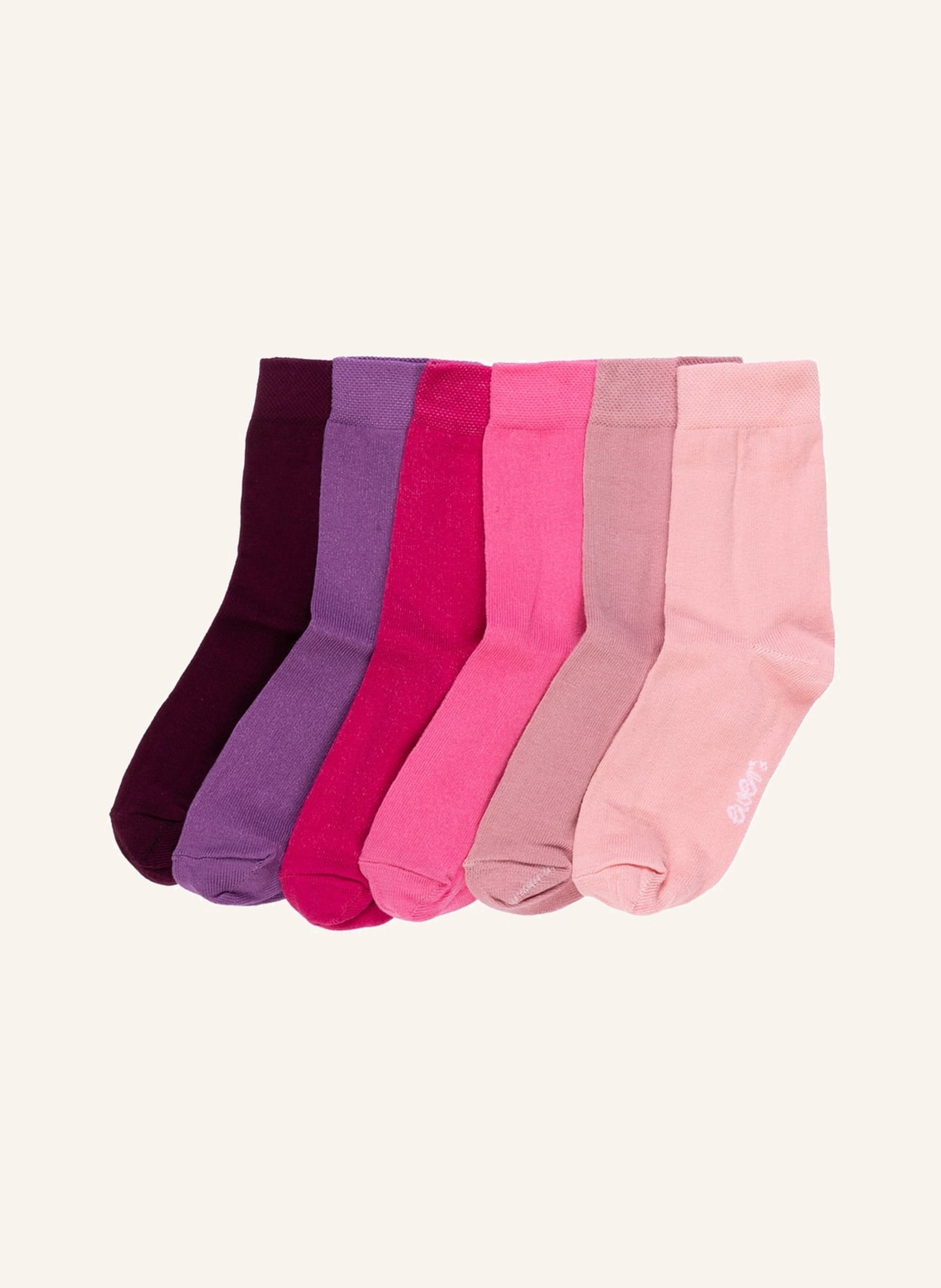 ewers COLLECTION 6er-Pack Socken, Farbe: 60 60 flieder -rosé - beere (Bild 1)
