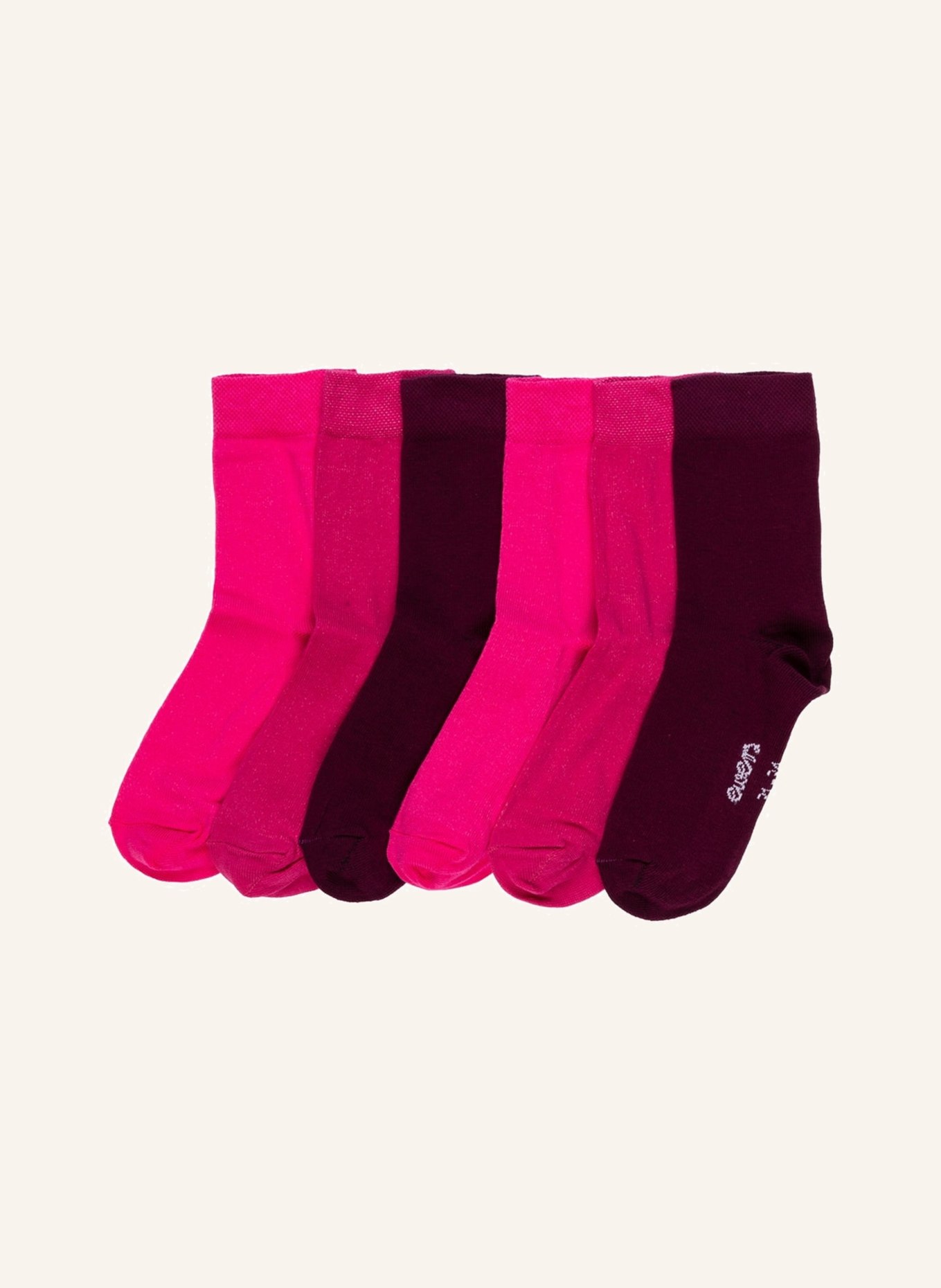 ewers COLLECTION 6er-Pack Socken, Farbe: 20 20 pink - lila (Bild 1)