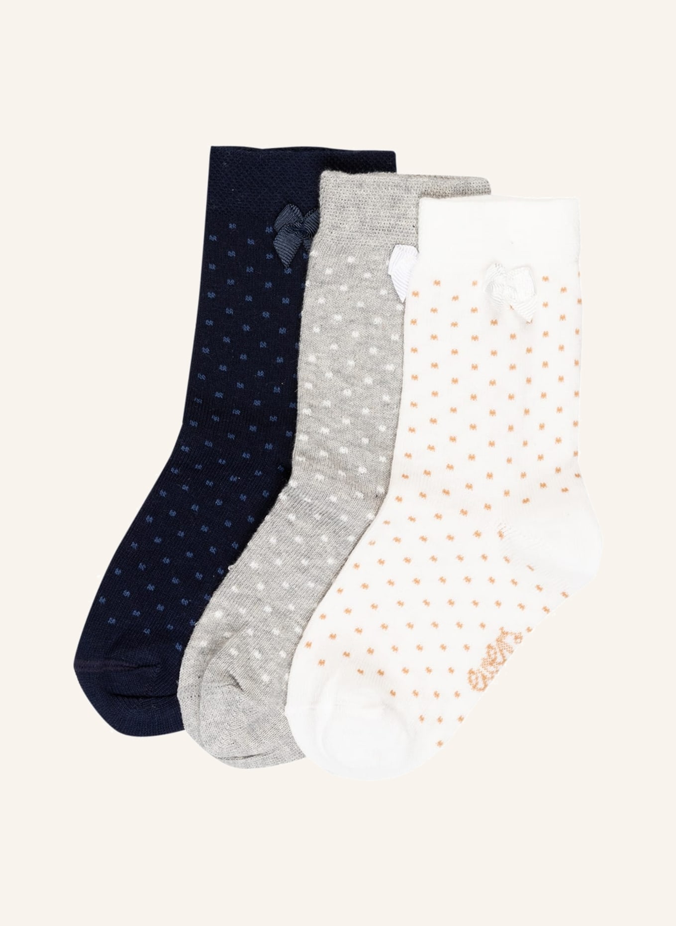 ewers COLLECTION 3-pack socks, Color: WHITE/ DARK BLUE/ GRAY (Image 1)