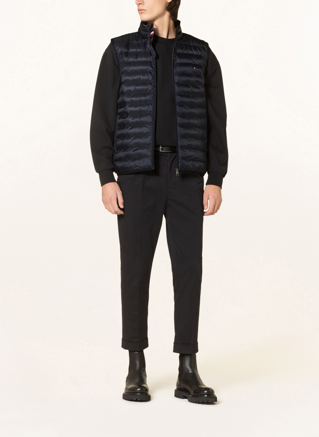 TOMMY HILFIGER Steppweste: DUNKELBLAU
