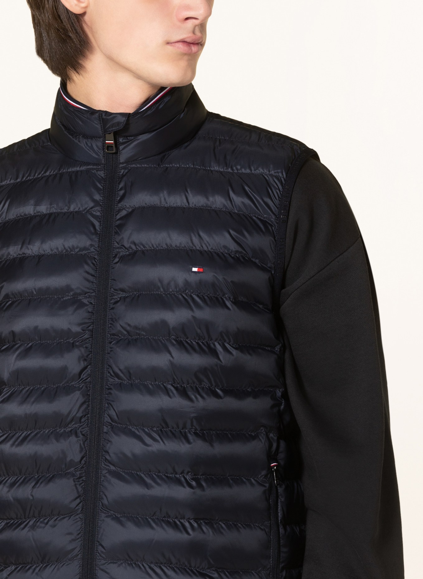 TOMMY HILFIGER Steppweste: DUNKELBLAU