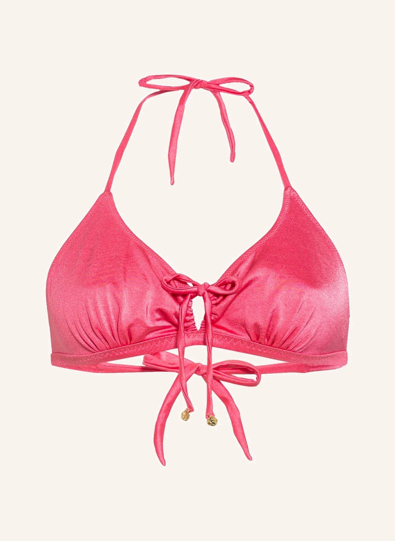LOVE Stories Triangel-Bikini-Top CARLY , Farbe: HELLROT (Bild 1)