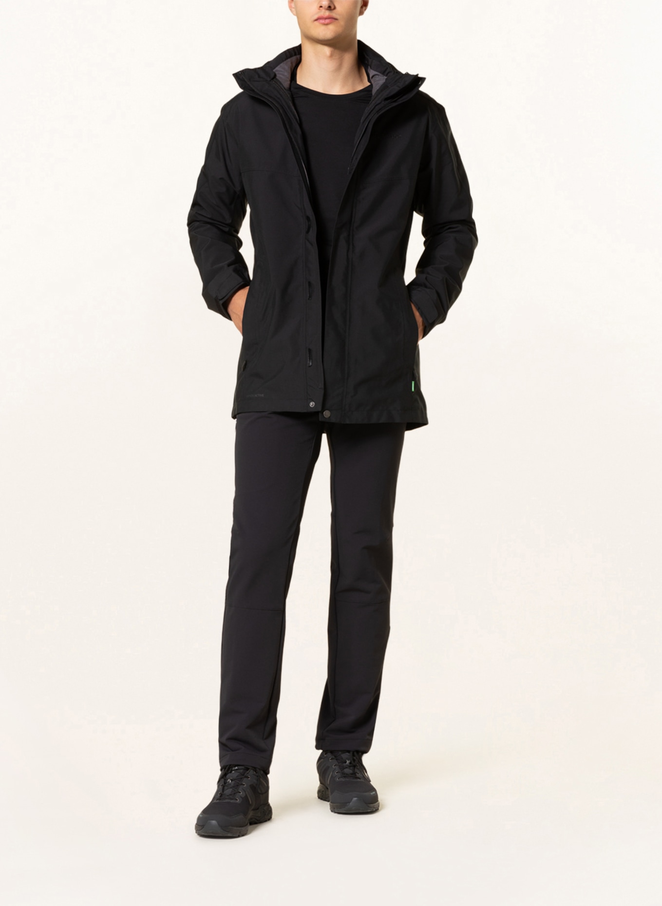 VAUDE 3-in-1 jacket IDRIS III, Color: BLACK (Image 2)