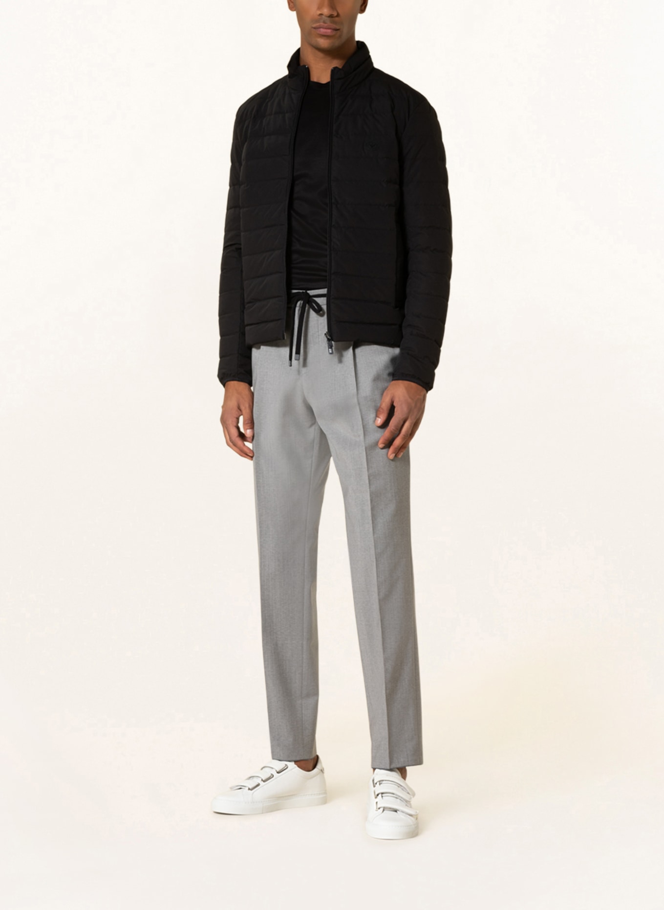 EMPORIO ARMANI Lightweight down jacket , Color: BLACK (Image 2)
