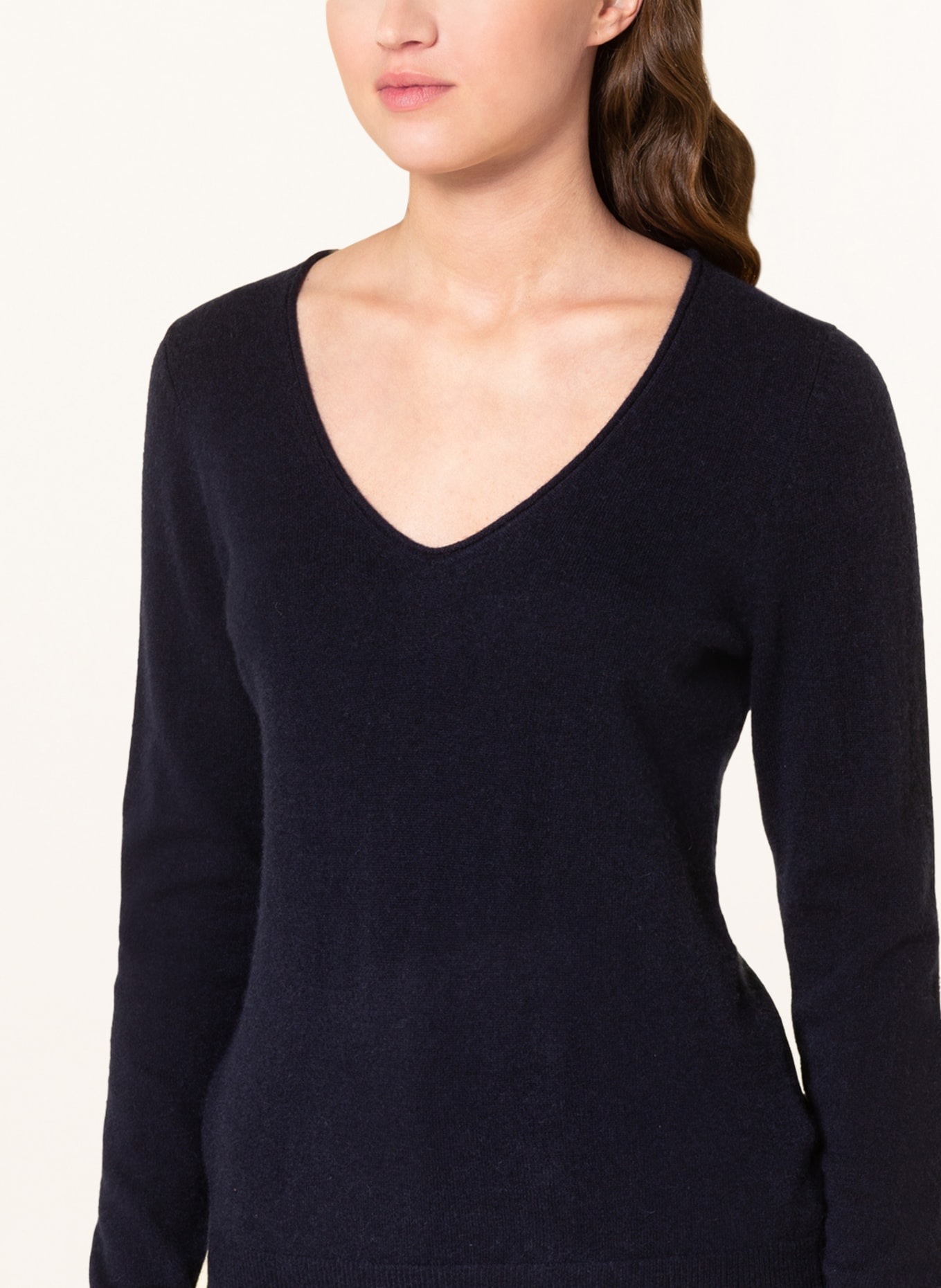 REPEAT Sweter z kaszmiru: GRANATOWY