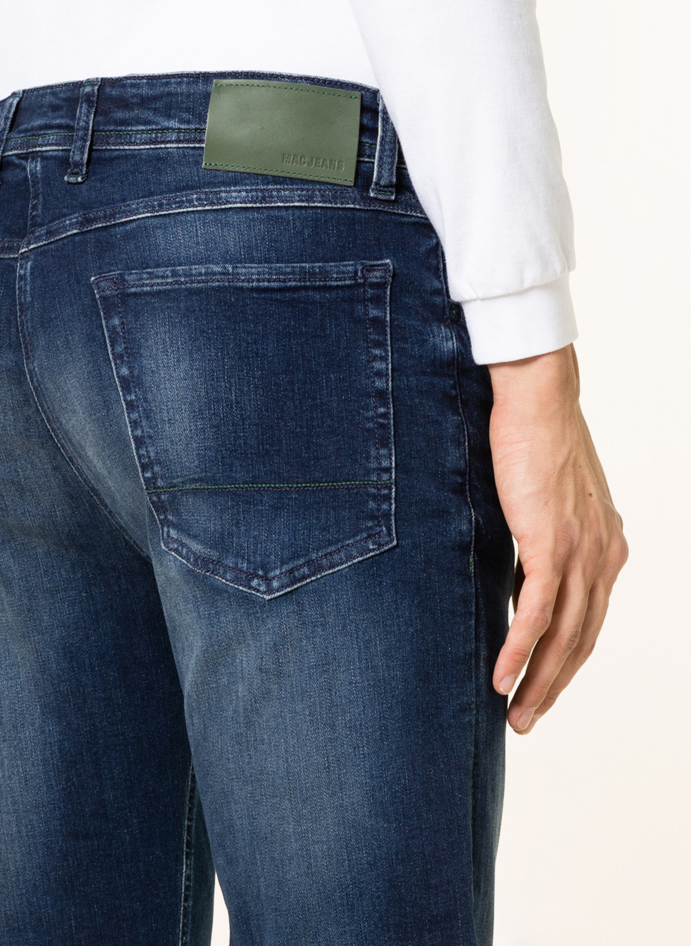 MAC Jeans Modern Slim Fit, Farbe: H665 authentic dark blue used (Bild 5)