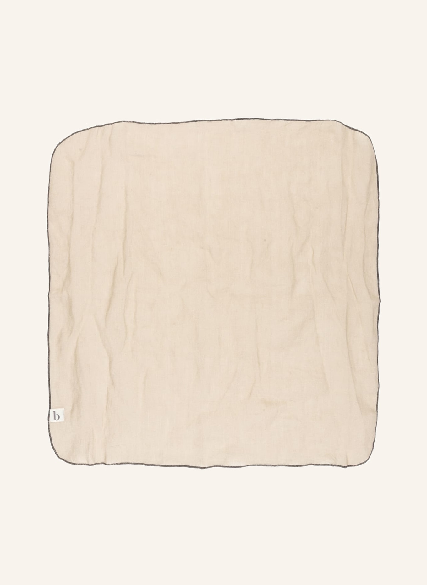 BROSTE COPENHAGEN Fabric napkin GRACIE in linen, Color: CAMEL (Image 2)