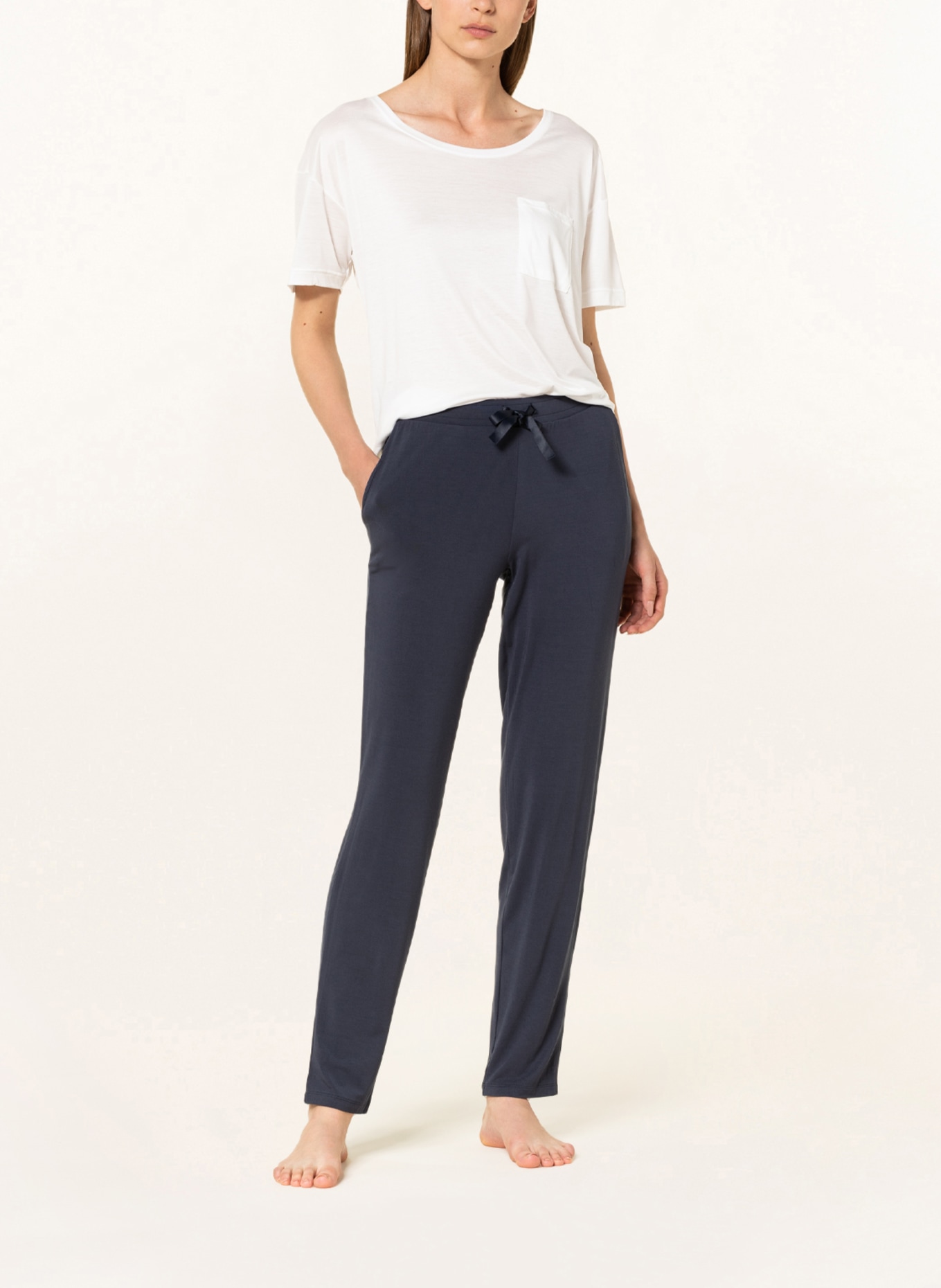 SCHIESSER Pyžamové kalhoty MIX+RELAX , Barva: TMAVĚ MODRÁ (Obrázek 2)