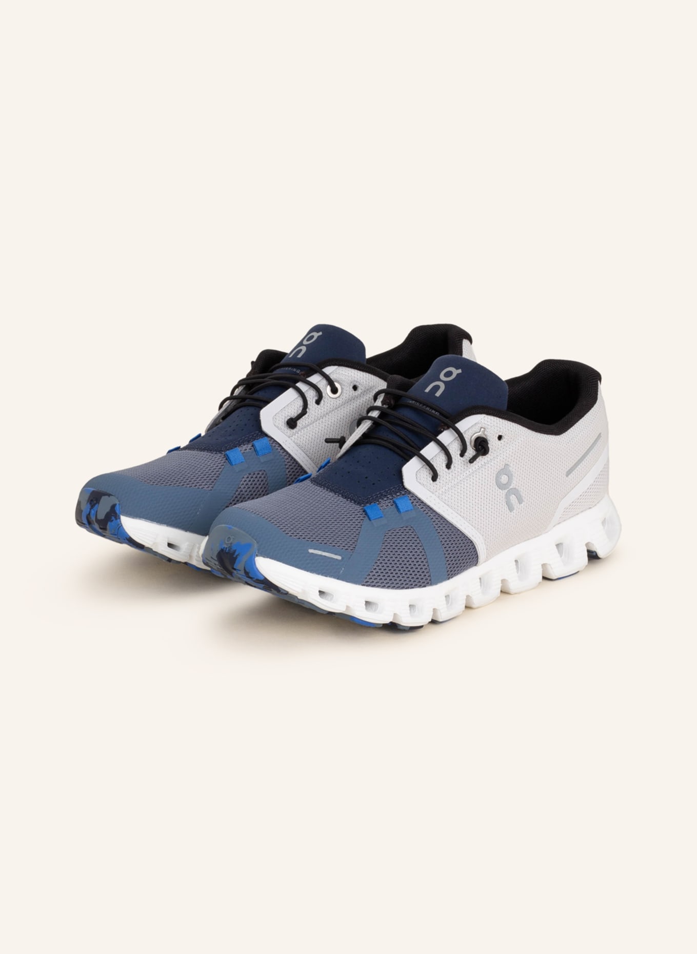 On Sneakers CLOUD 5 FUSE, Color: LIGHT GRAY/ BLUE GRAY (Image 1)