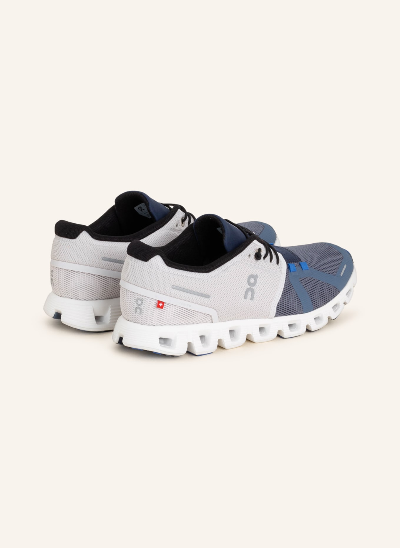 On Sneakers CLOUD 5 FUSE, Color: LIGHT GRAY/ BLUE GRAY (Image 2)