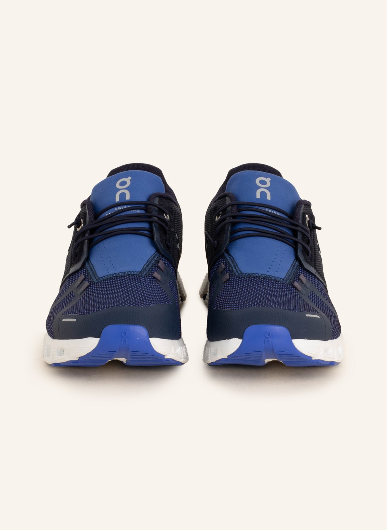 On Sneakers CLOUD 5 COMBO, Color: BLUE/ DARK BLUE (Image 3)