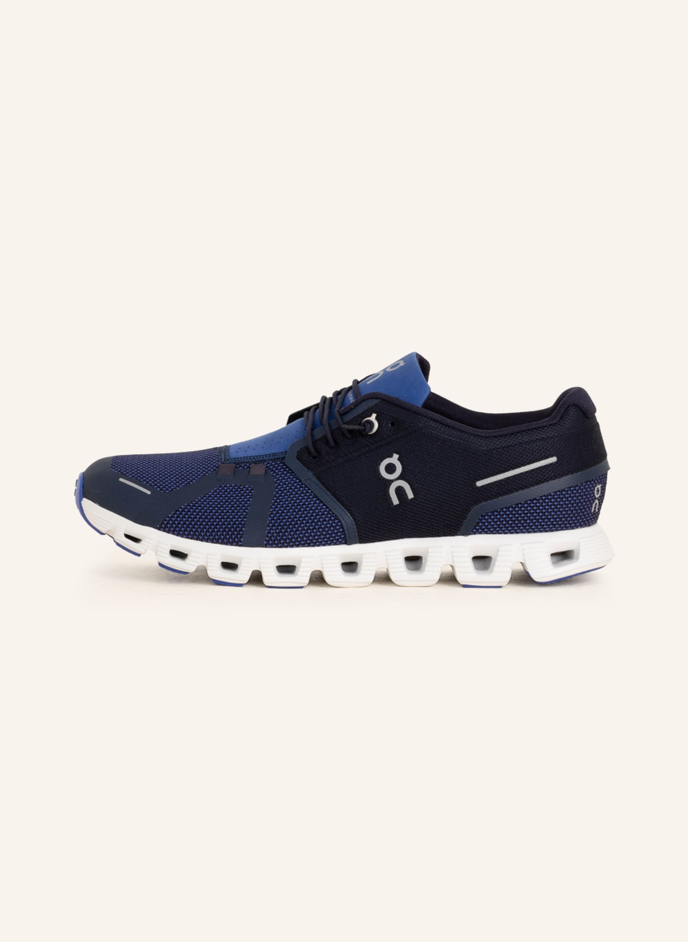 On Sneakers CLOUD 5 COMBO, Color: BLUE/ DARK BLUE (Image 4)