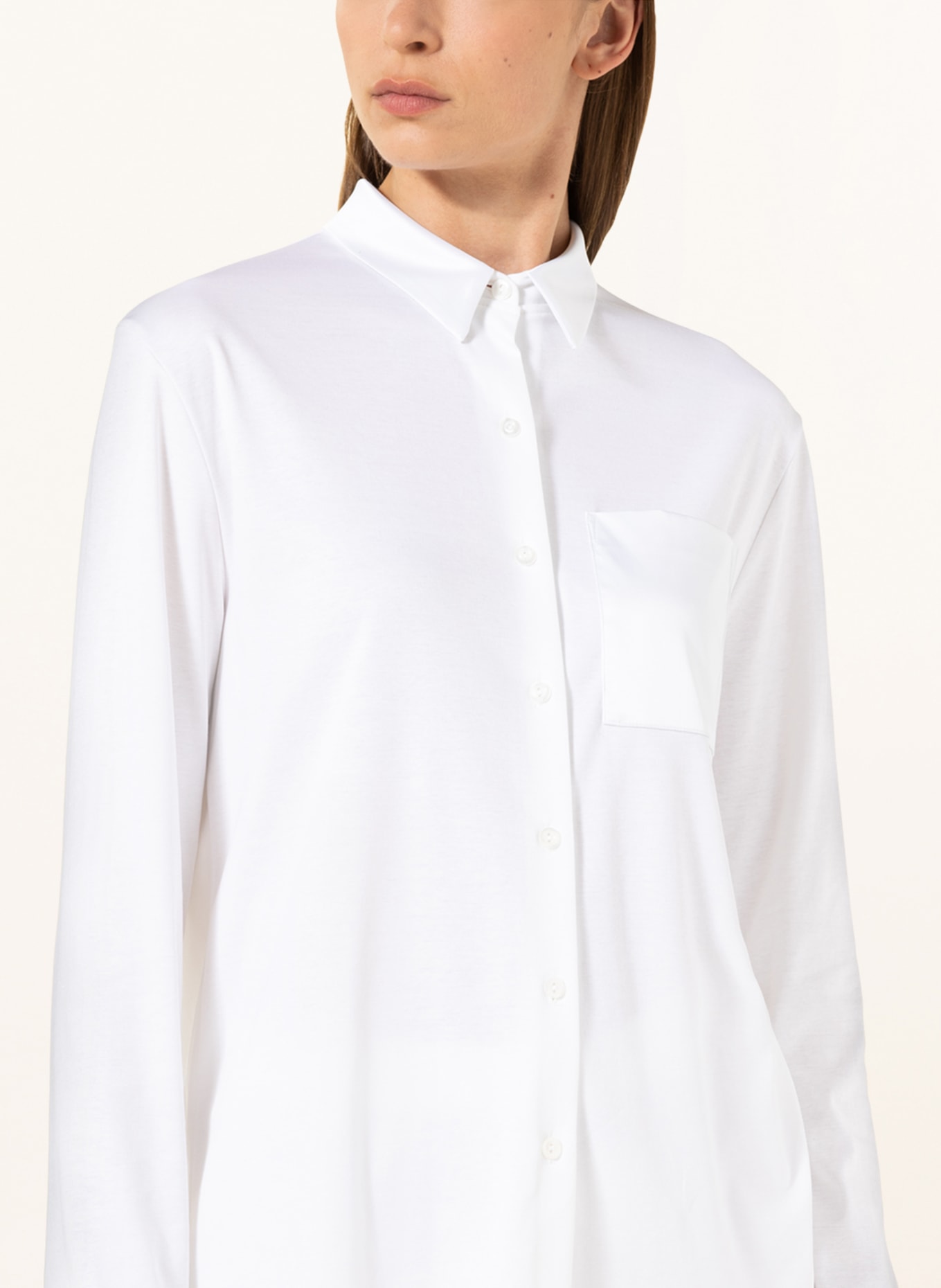 mey Pajama shirt series SLEEPSATION , Color: WHITE (Image 5)