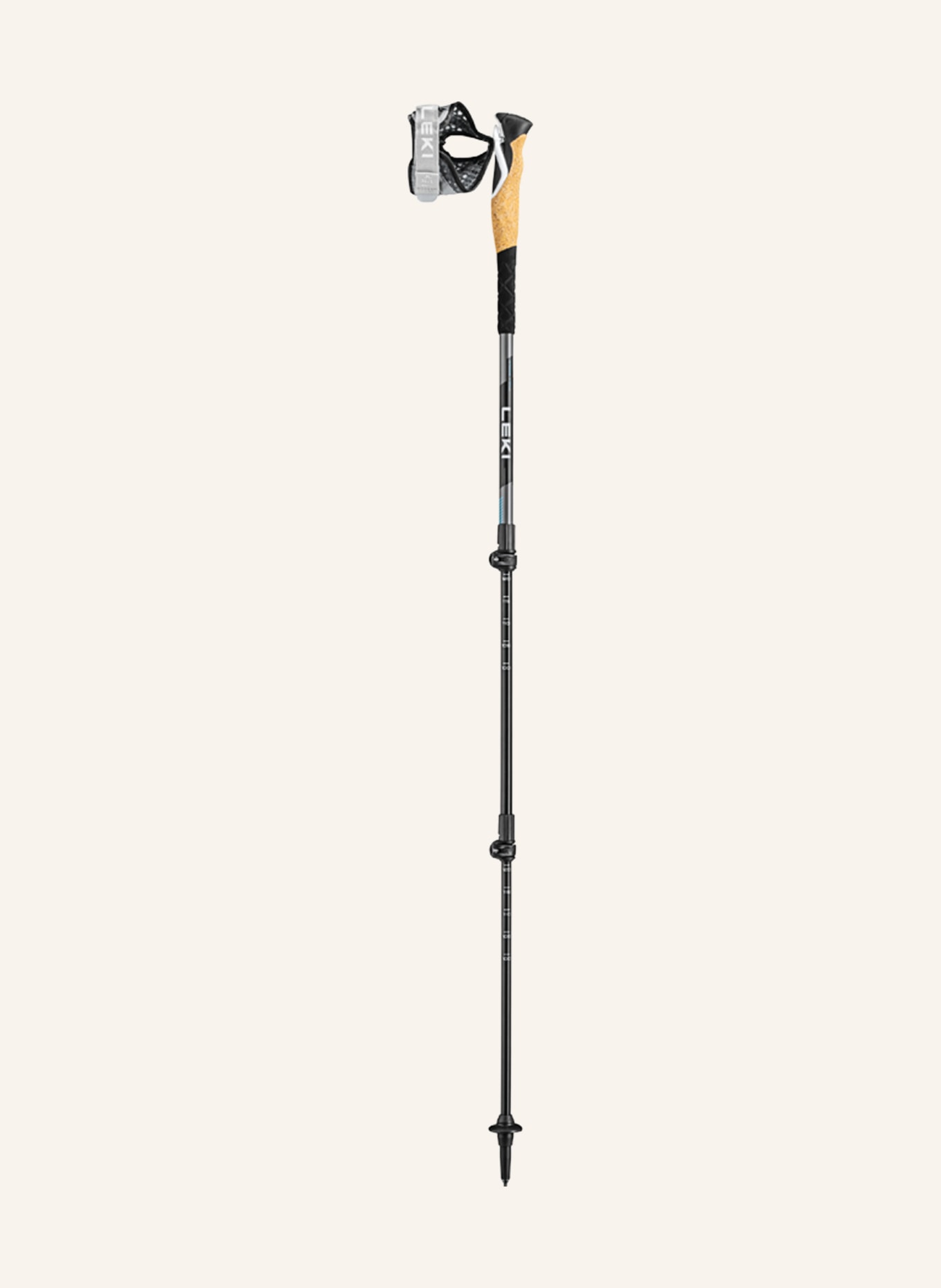 LEKI Trekking poles CROSS TRAIL LITE TA, Color: BLACK/ WHITE (Image 3)