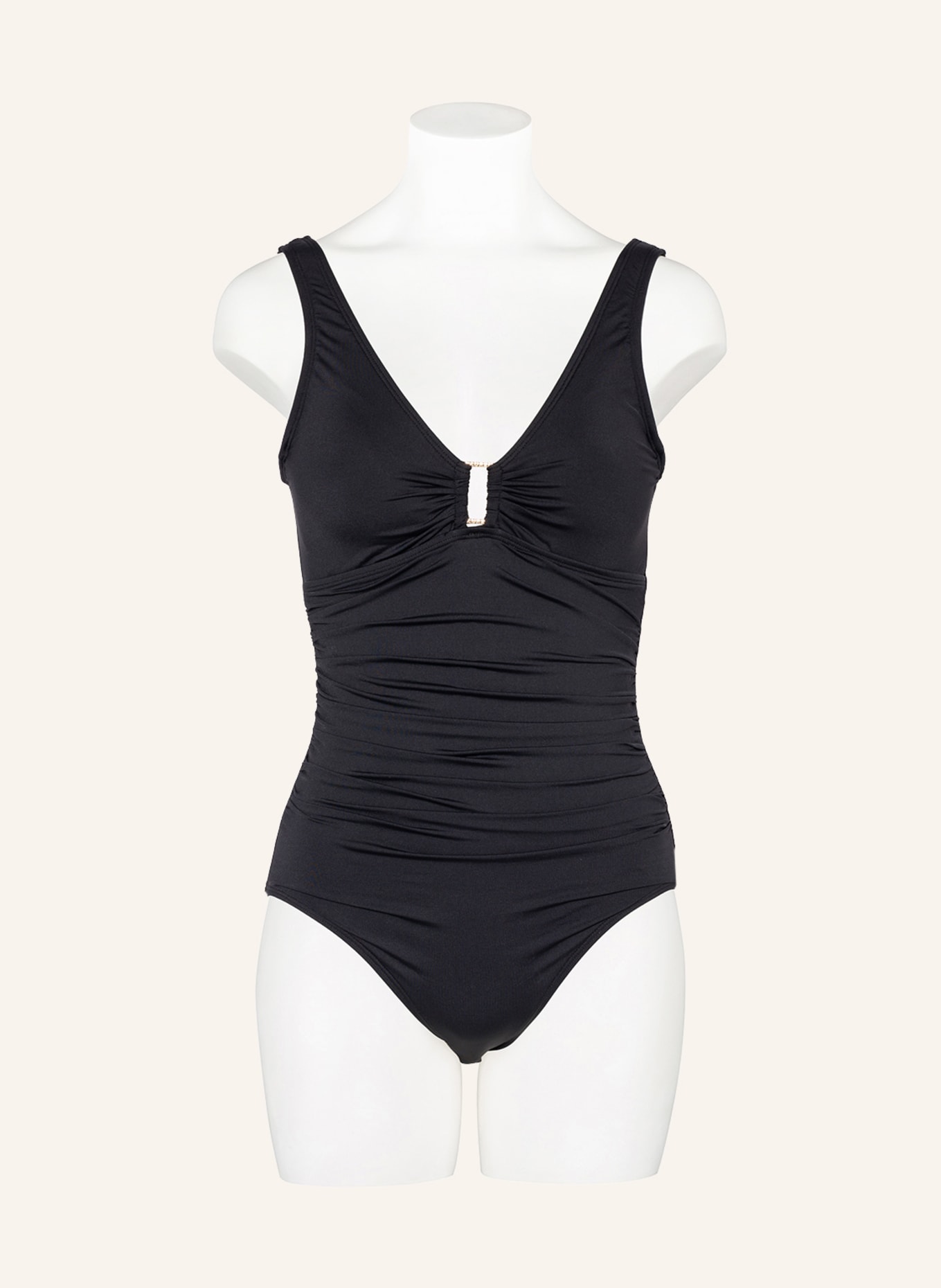 LAUREN RALPH LAUREN Underwire swimsuit BEACH CLUB SOLIDS, Color: BLACK (Image 2)