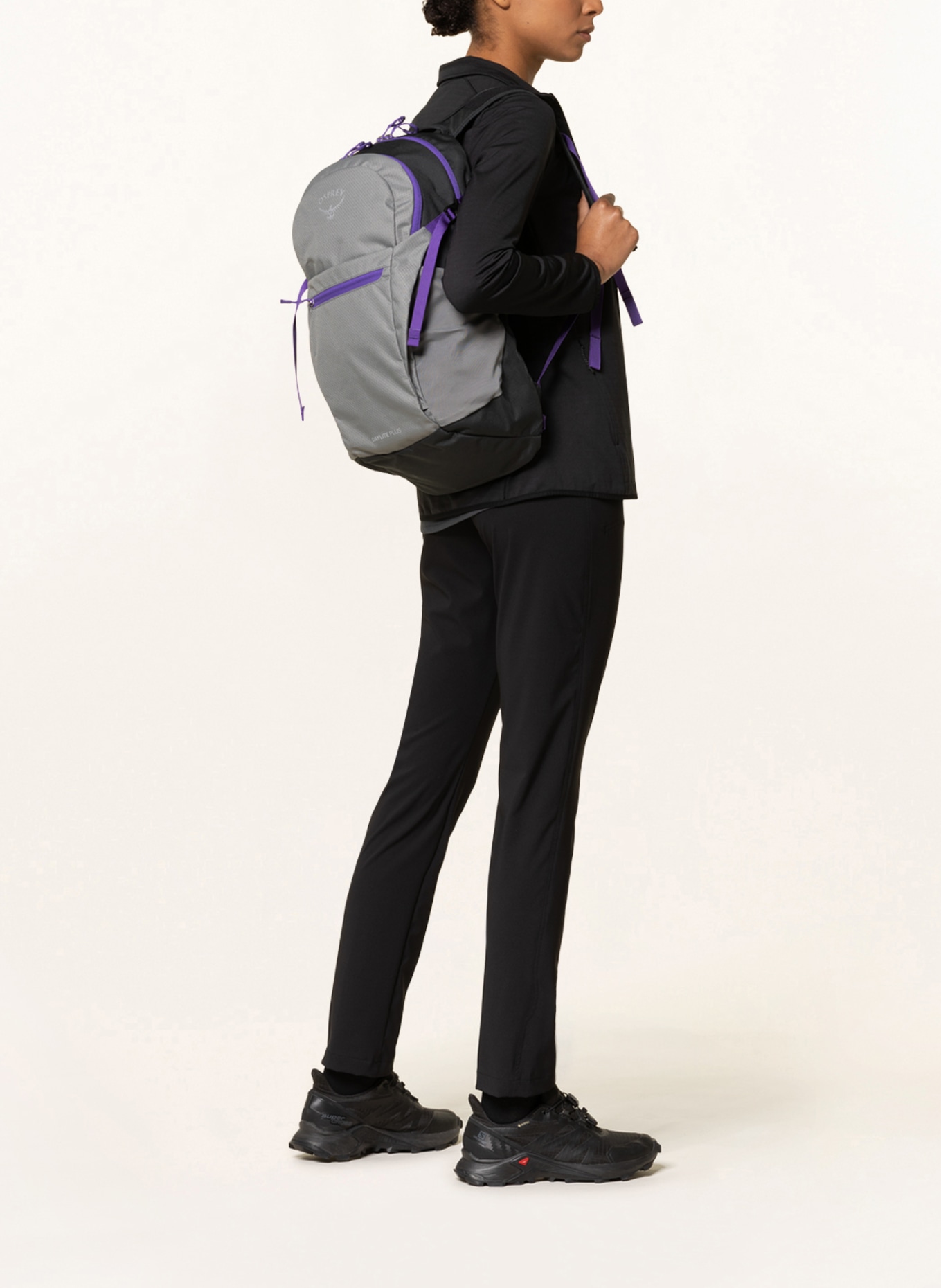 OSPREY Backpack DAYLITE PLUS 20 l, Color: GRAY/ PURPLE (Image 4)