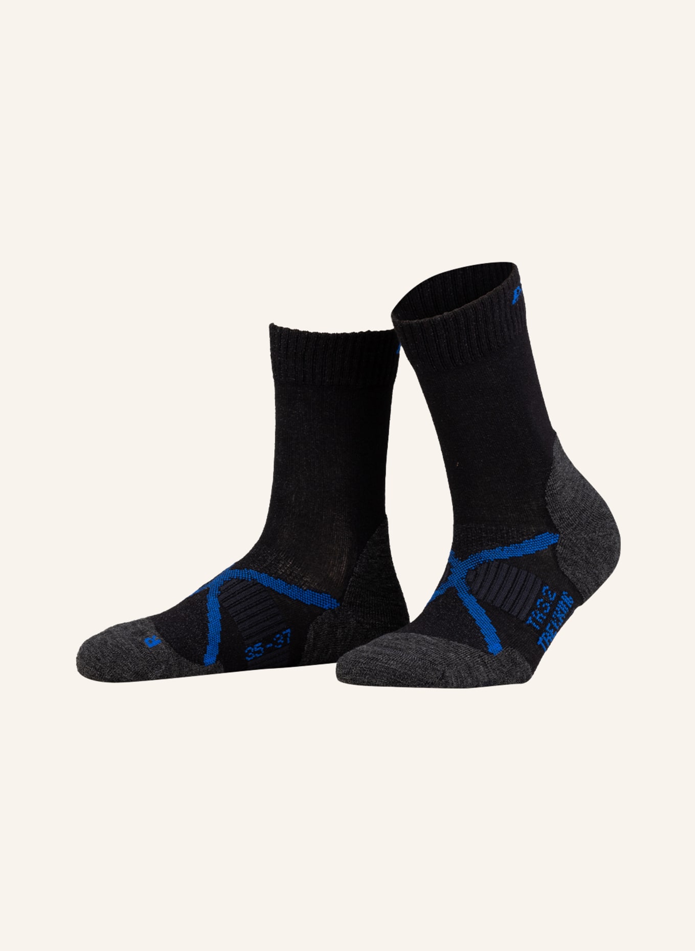 P.A.C. Trekové ponožky TR 3.2 MERINO LIGHT, Barva: Anthracite-Navy (Obrázek 1)