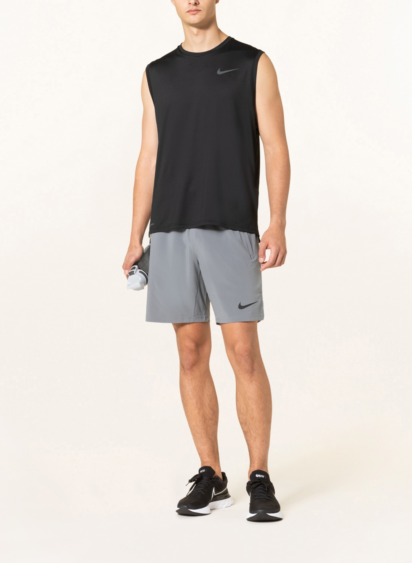 Nike, Dri-FIT Training Shorts Mens, Grey