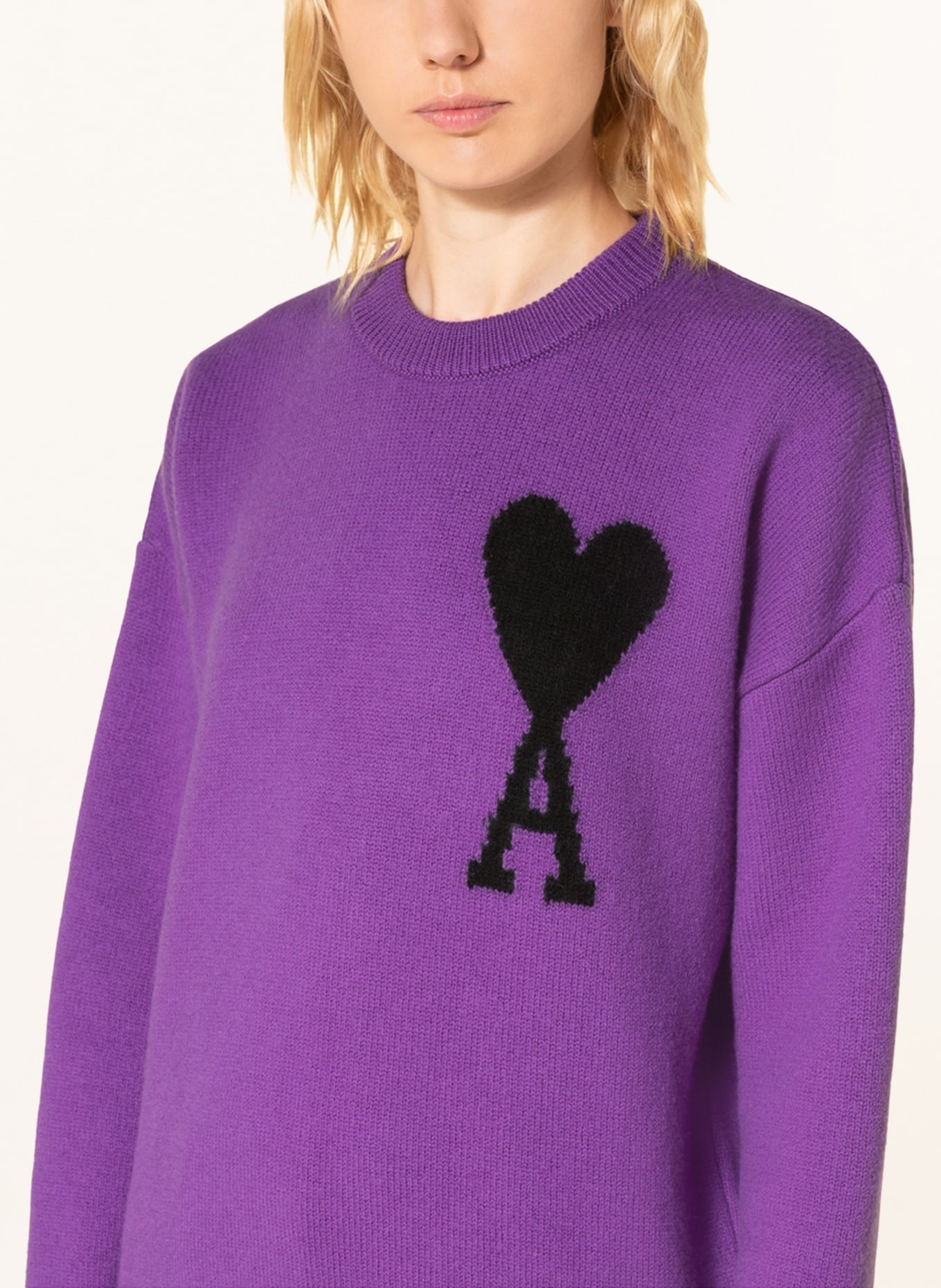 AMI PARIS Sweater , Color: PURPLE (Image 4)