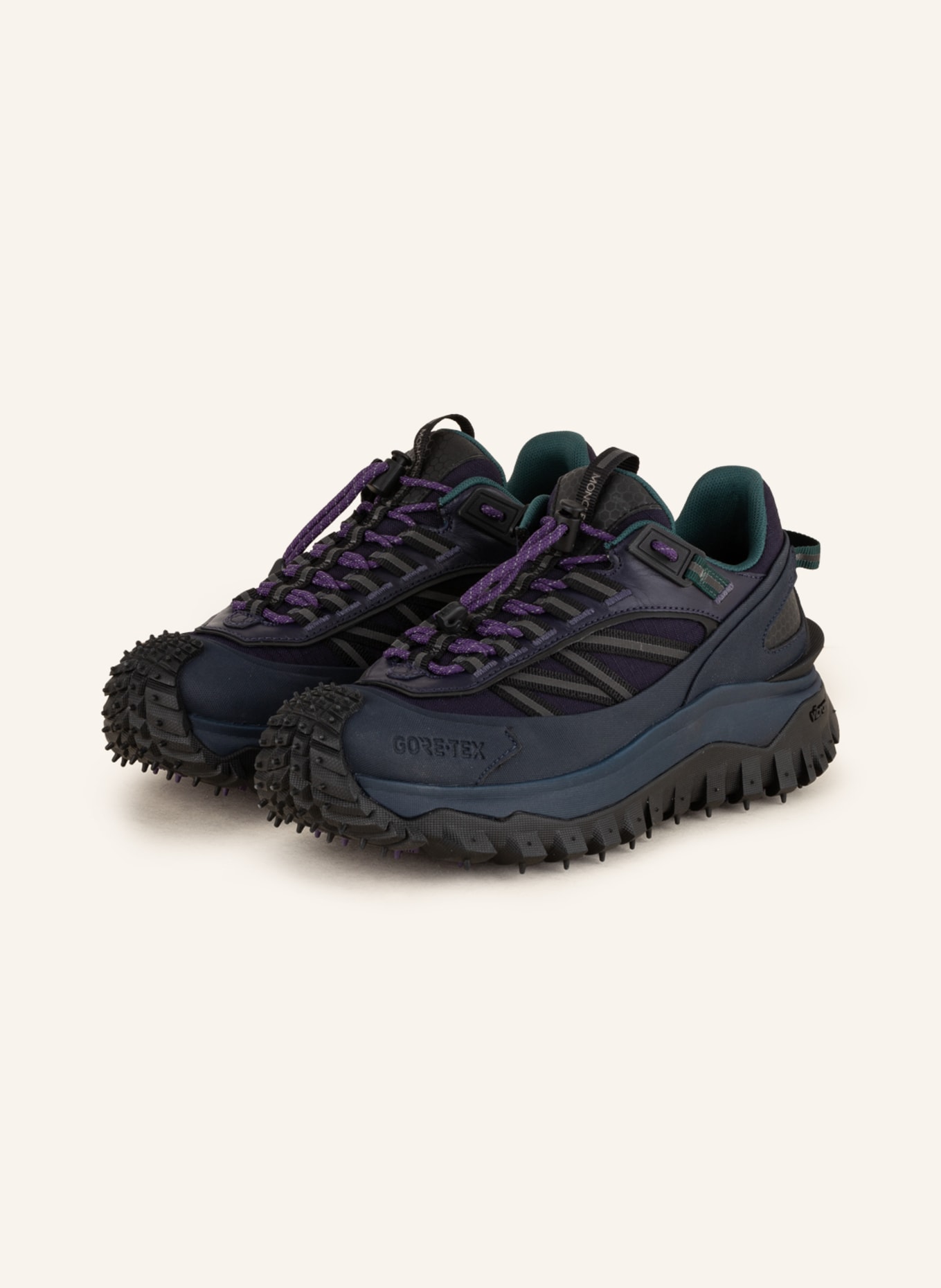 MONCLER GRENOBLE Sneaker IBEX , Farbe: DUNKELBLAU/ LILA/ GRÜN (Bild 1)