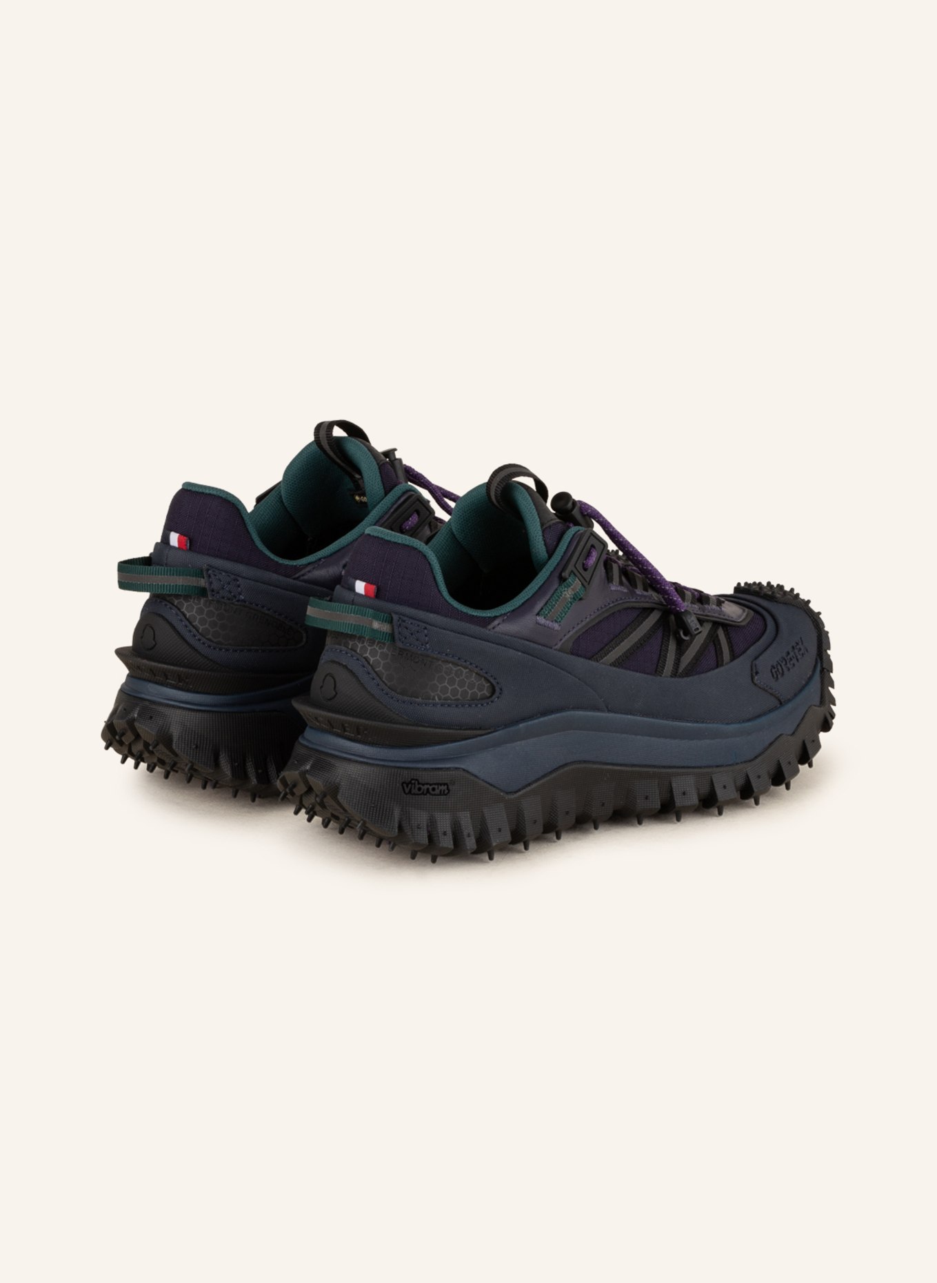 MONCLER GRENOBLE Sneaker IBEX , Farbe: DUNKELBLAU/ LILA/ GRÜN (Bild 2)