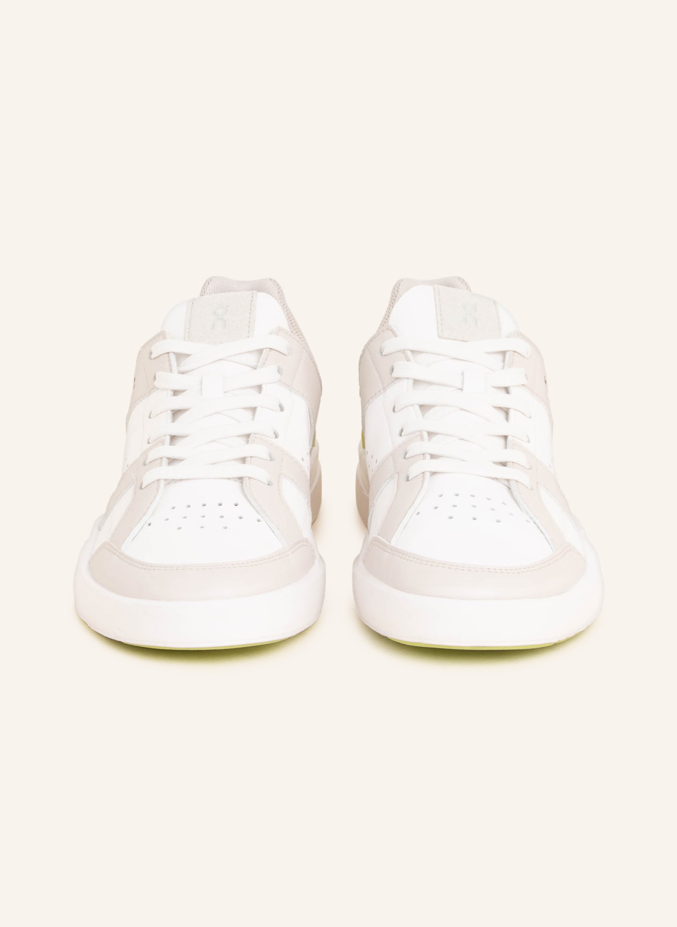 On Sneakers THE ROGER CLUBHOUSE, Color: WHITE/ CREAM (Image 3)