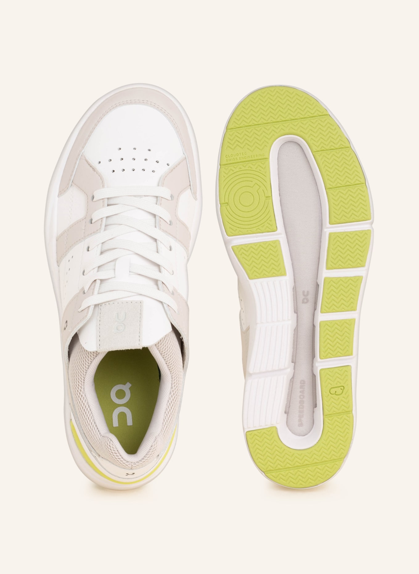 On Sneaker THE ROGER CLUBHOUSE, Farbe: WEISS/ CREME (Bild 5)