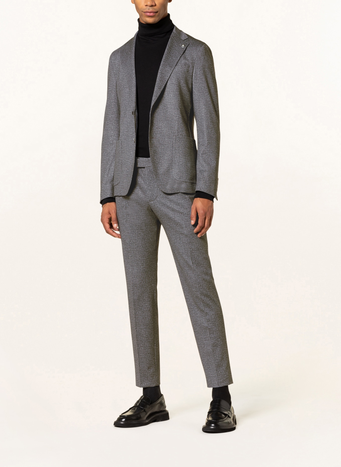 STRELLSON Spodnie garniturowe KYND extra slim fit , Kolor: 031 Medium Grey                031 (Obrazek 2)