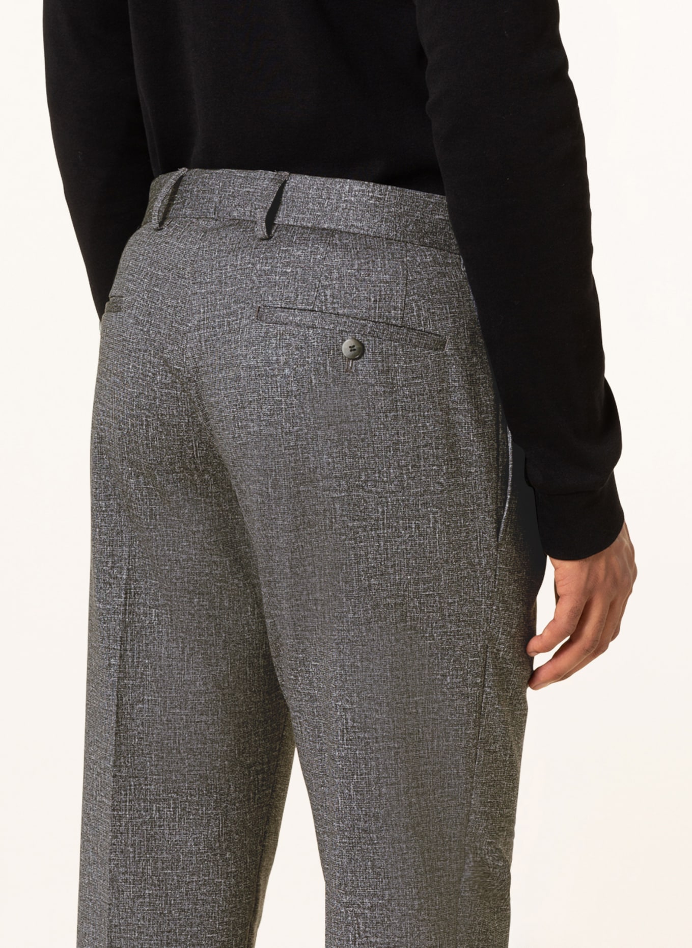 STRELLSON Spodnie garniturowe KYND extra slim fit , Kolor: 031 Medium Grey                031 (Obrazek 6)