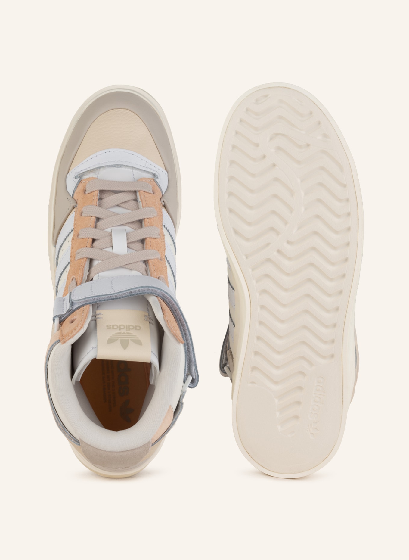 adidas Originals Wysokie sneakersy FORUM BONEGA, Kolor: KREMOWY/ BEŻOWY (Obrazek 5)
