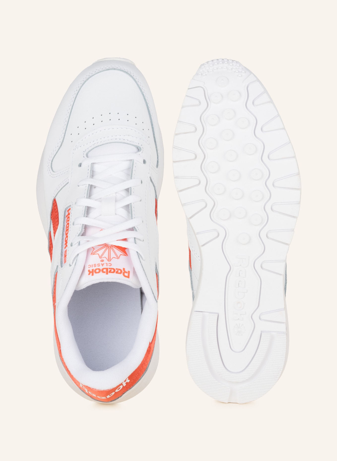 Reebok Sneakers CLASSIC, Color: WHITE/ ORANGE (Image 5)