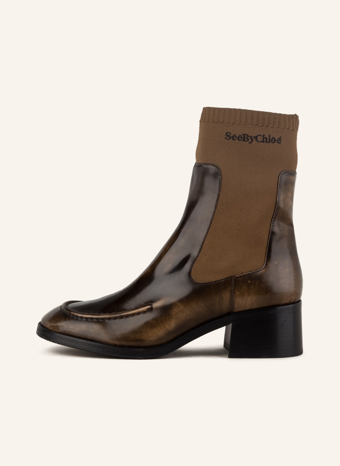 SEE BY CHLOÉ  boots WENDY, Color: 110/415 Olive (Image 4)