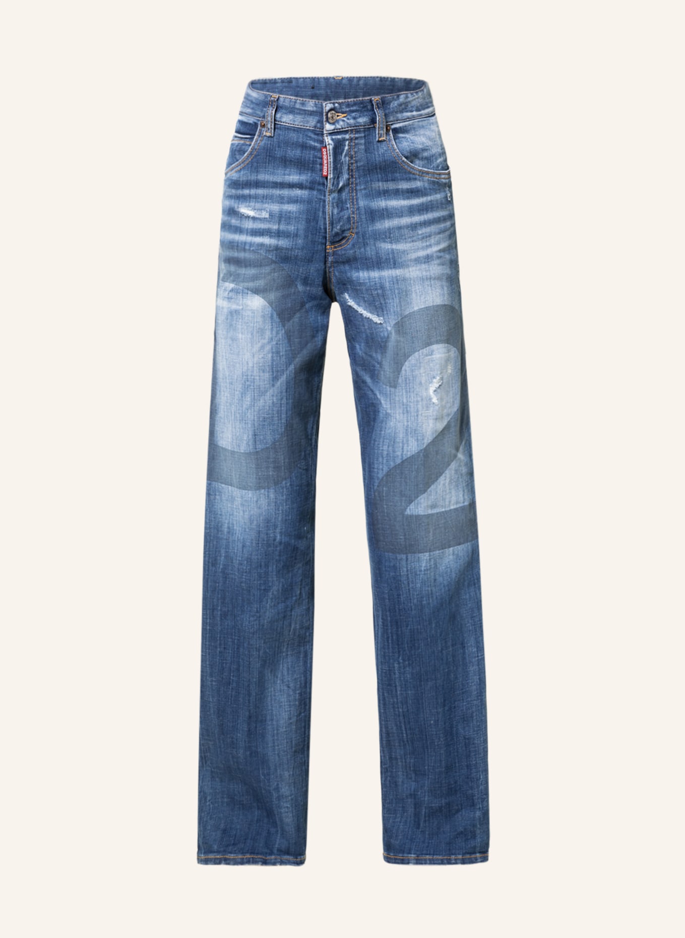 DSQUARED2 Straight Jeans SAN DIEGO , Farbe: 470 BLUE NAVY (Bild 1)