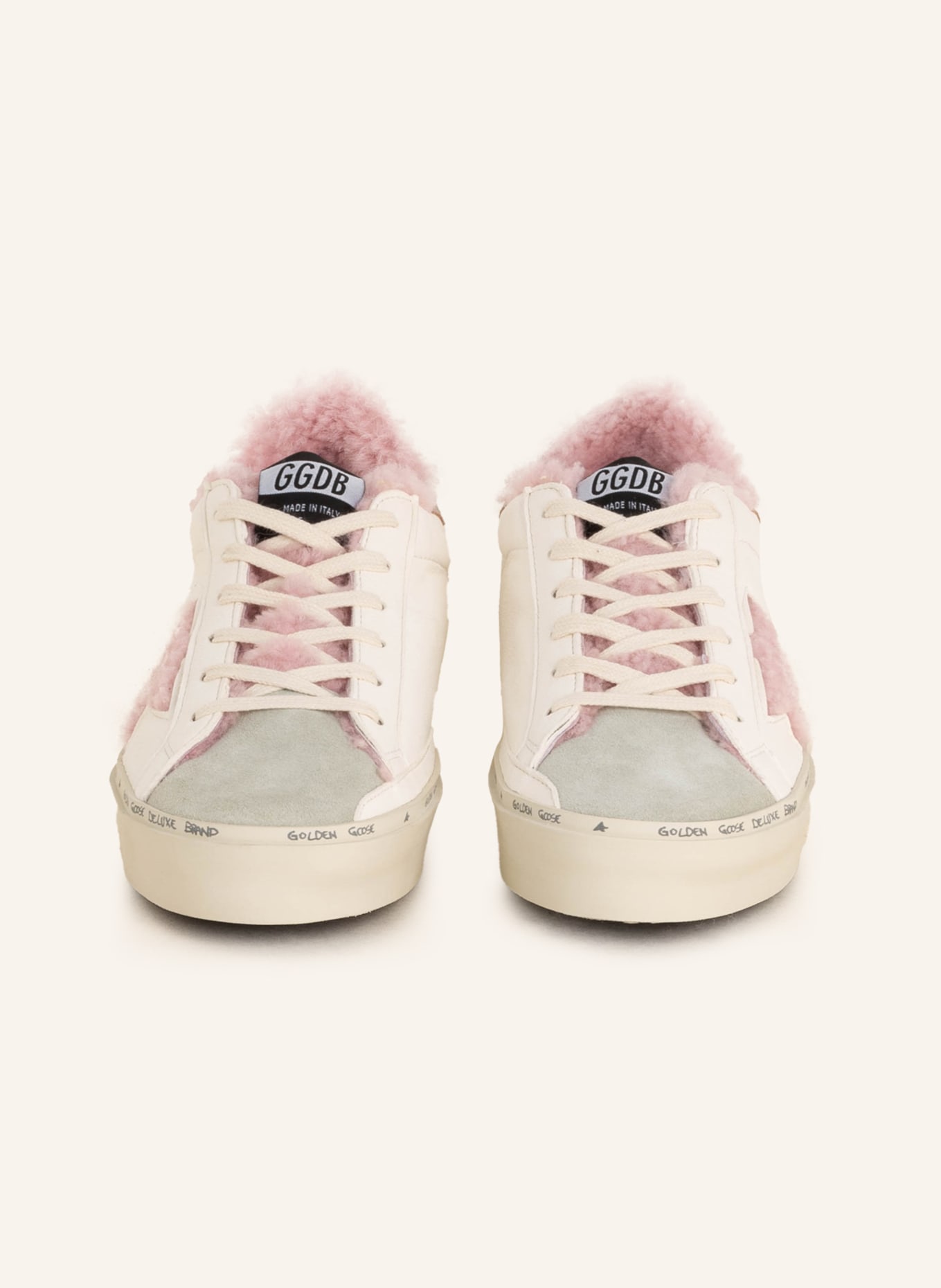 GOLDEN GOOSE Sneakers, Color: WHITE/ PINK (Image 3)