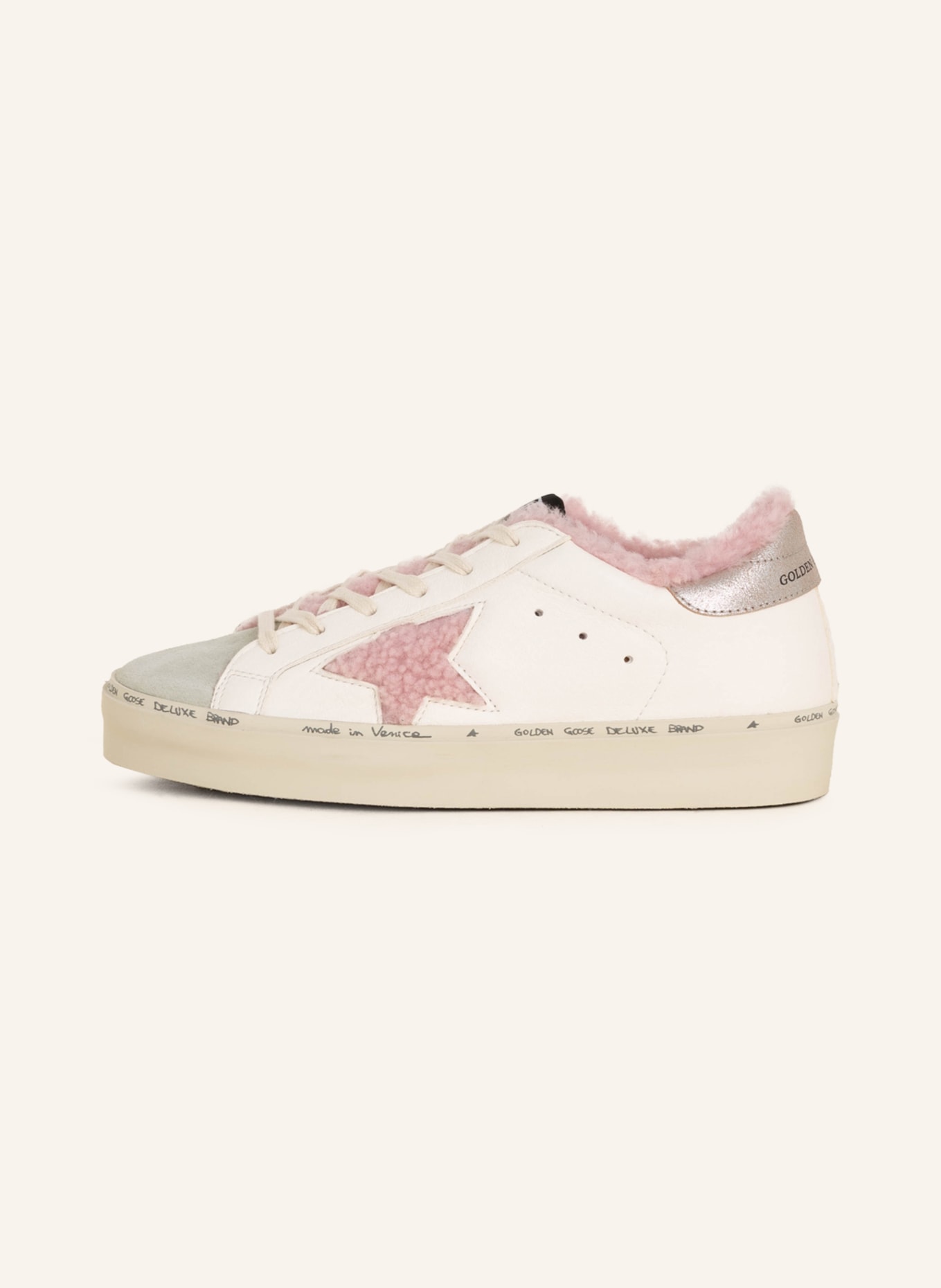 GOLDEN GOOSE Sneakers, Color: WHITE/ PINK (Image 4)